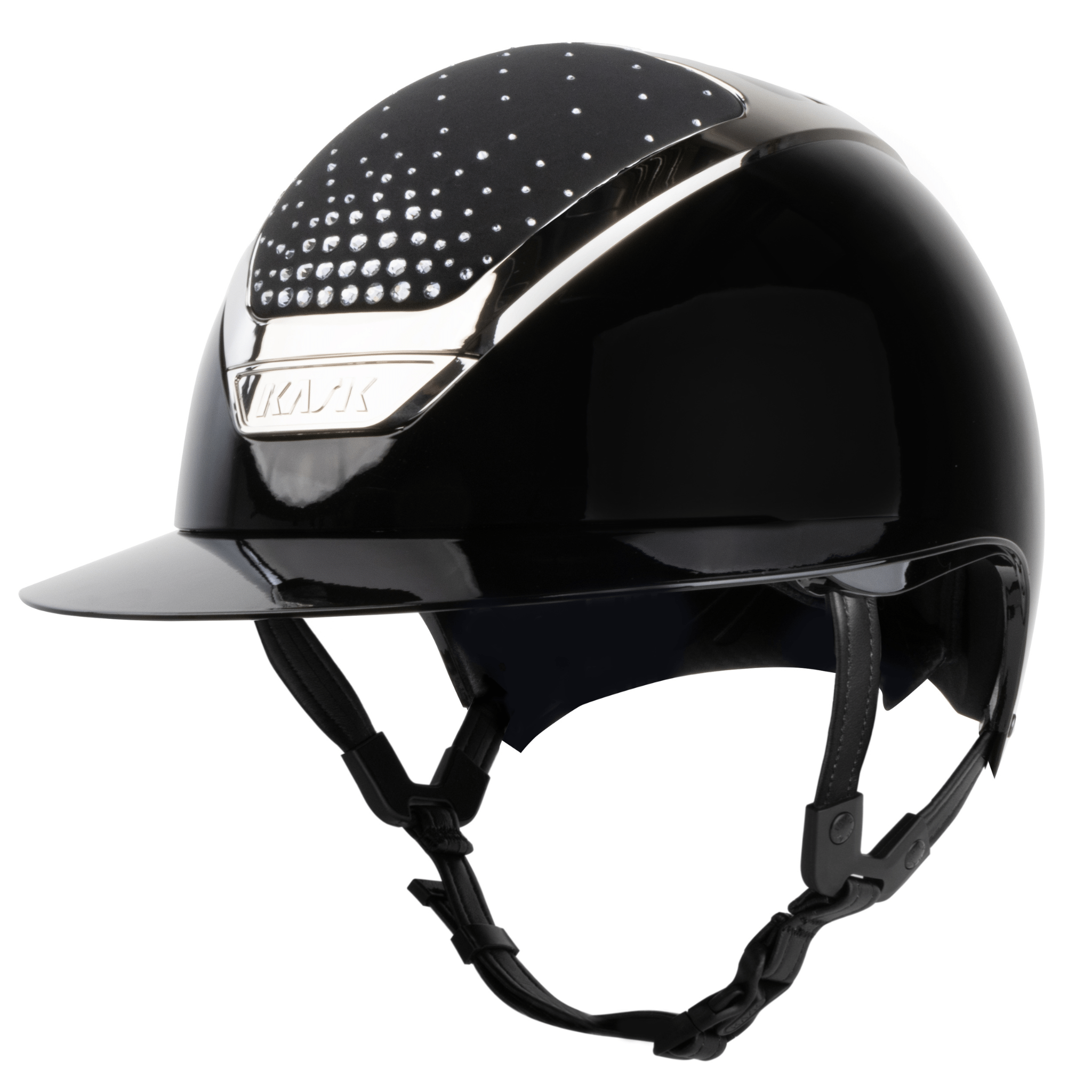 Kask Star Lady Pure Shine Black & Crystal Shade Swarovski Passage 3.0