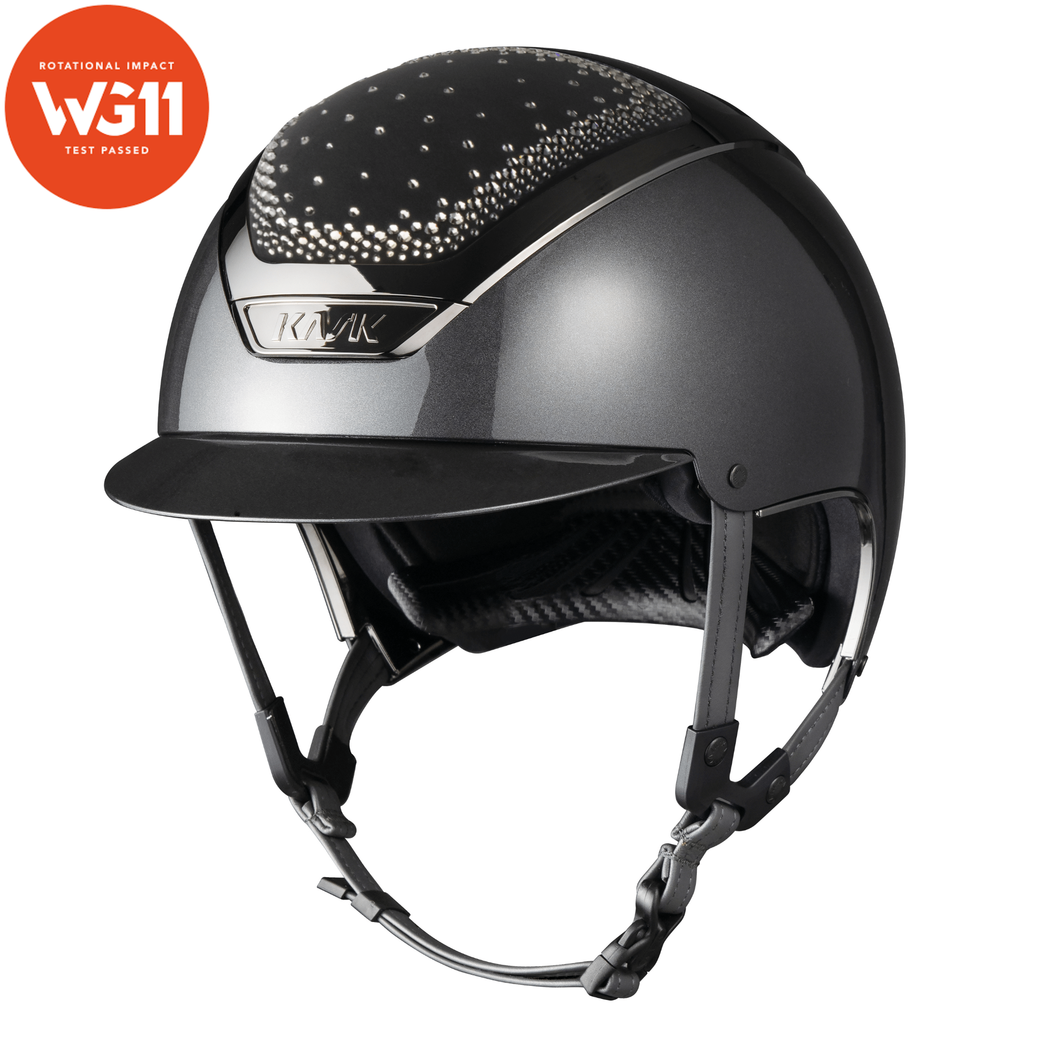 Kask Dogma Pure Shine Anthracite & Diamond Swarovski In-Out 3.0