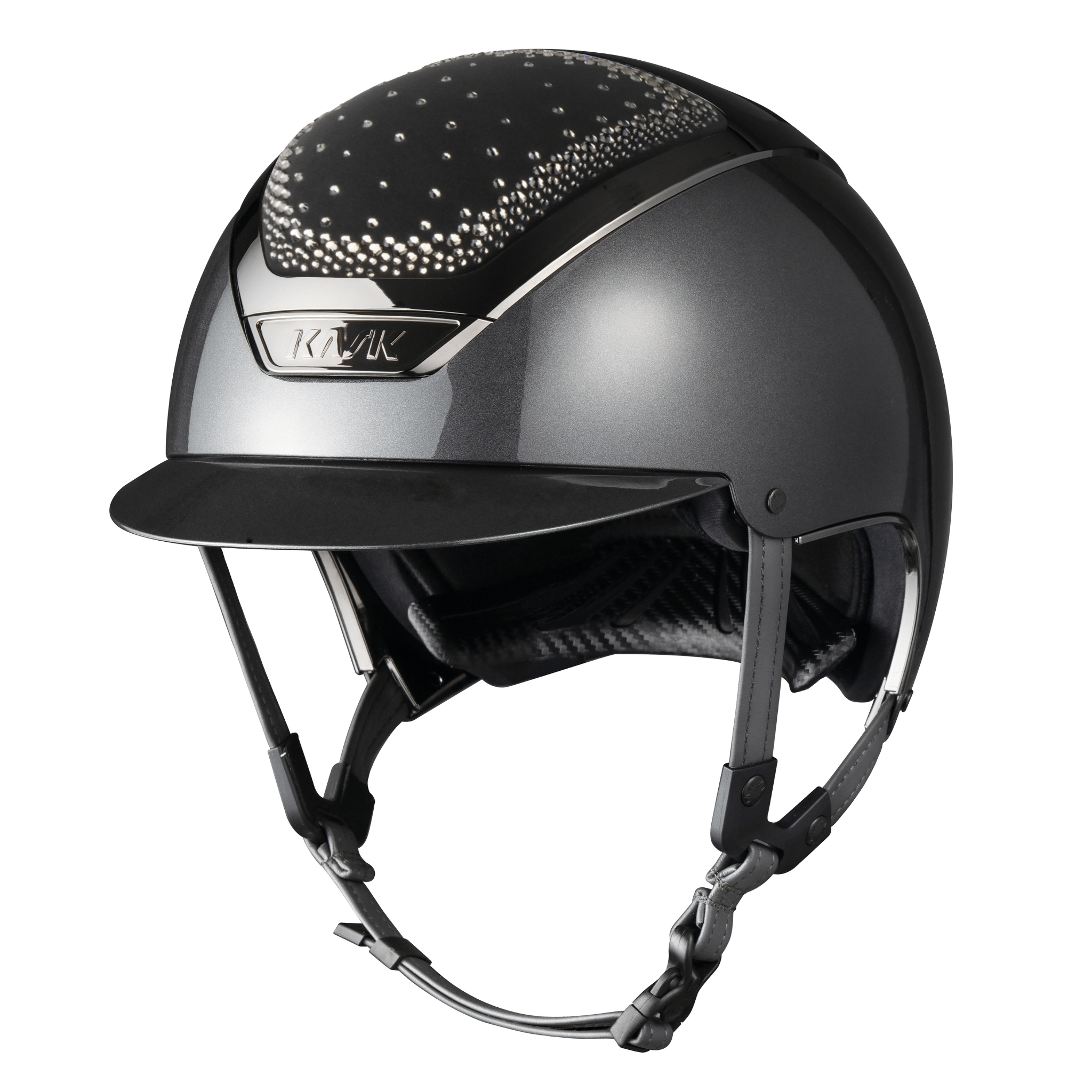 Kask Dogma Pure Shine Anthracite & Diamond Swarovski In-Out 3.0