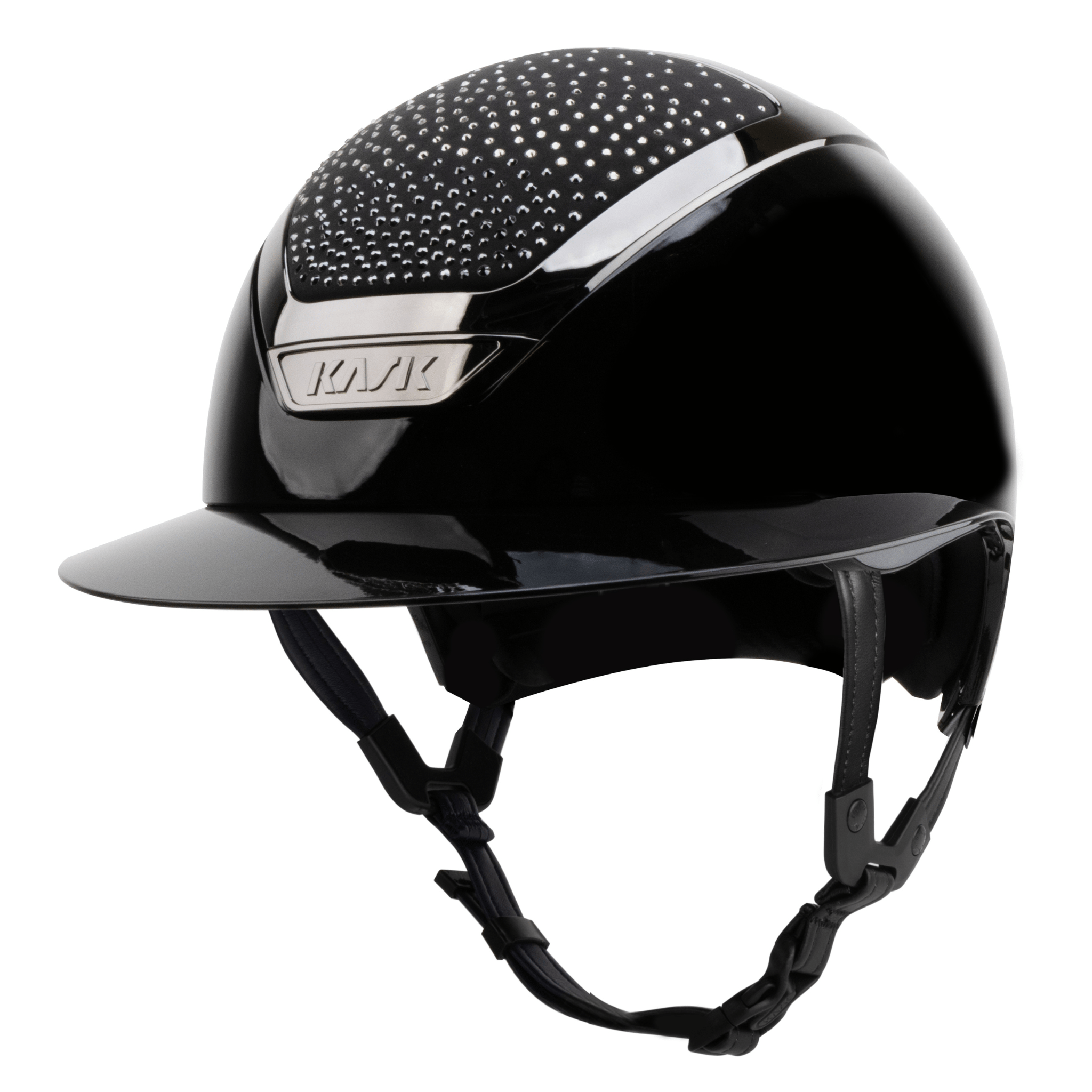 Kask Star Lady Pure Shine Black & Diamond Swarovski Waterfence 3.0