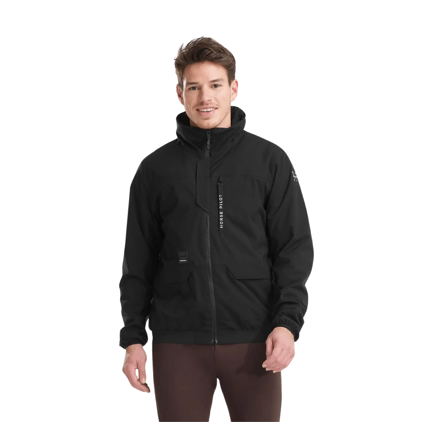 Horse Pilot Men's Bomber Jacket - Black