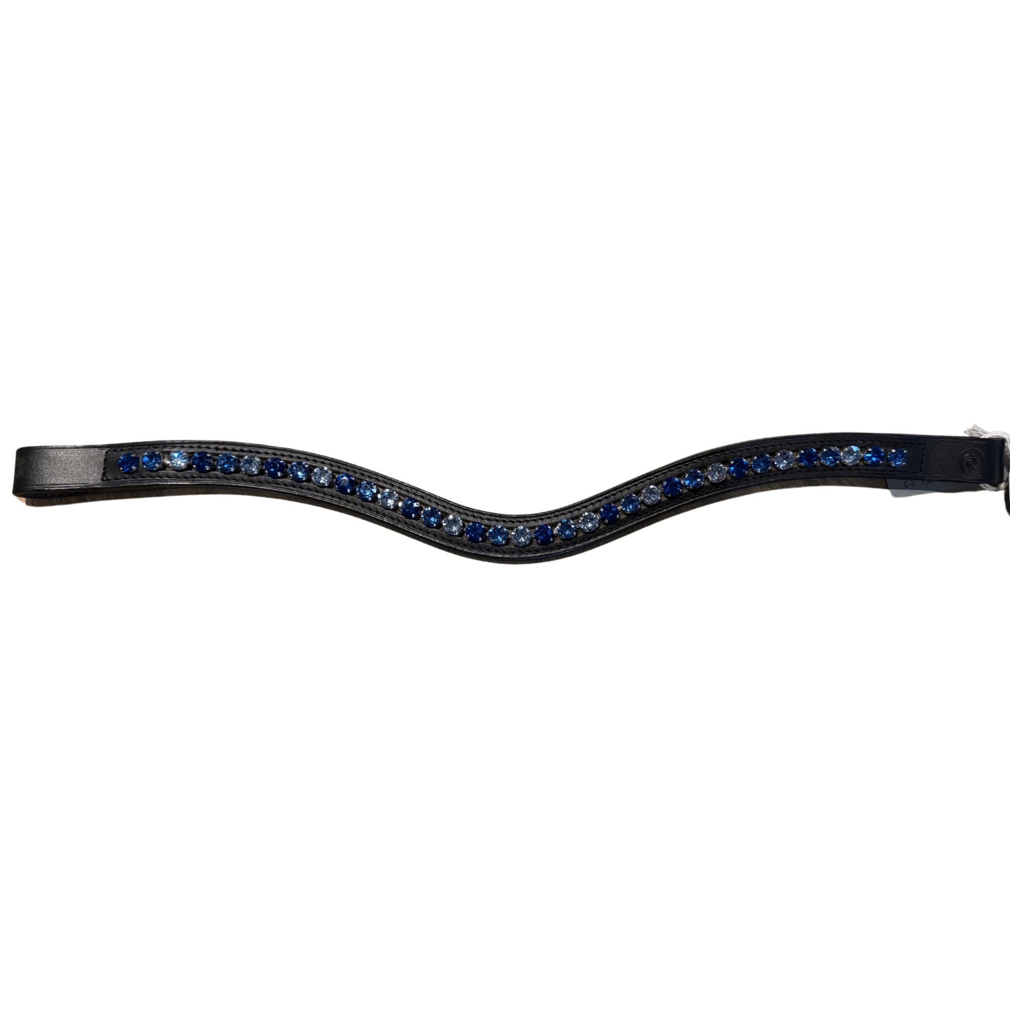 One of a Kind Otto Schumacher Browband - XL 8mm Tiffany Blue Multicolored - Horse