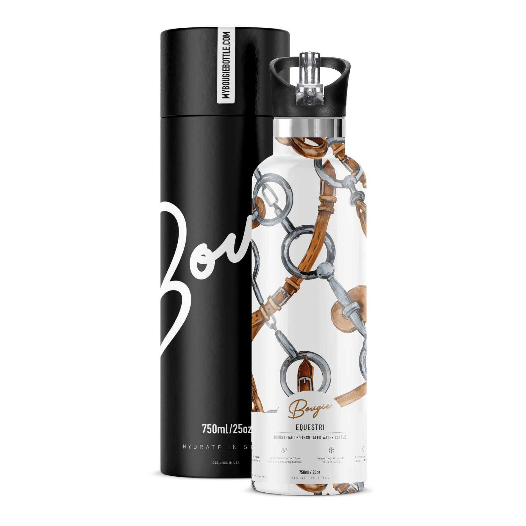 Equestri Scarf 25 oz Insulated Water Bottle