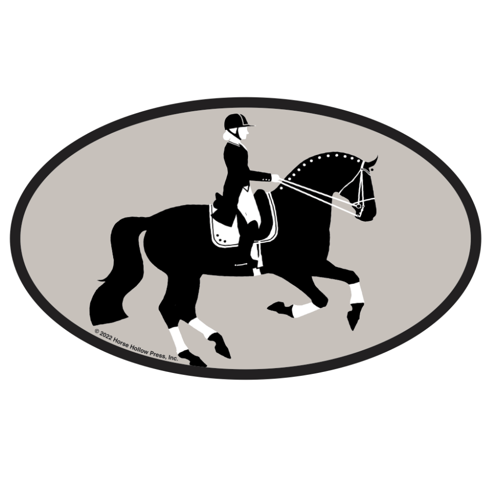 Piaffe Dressage Horse Sticker