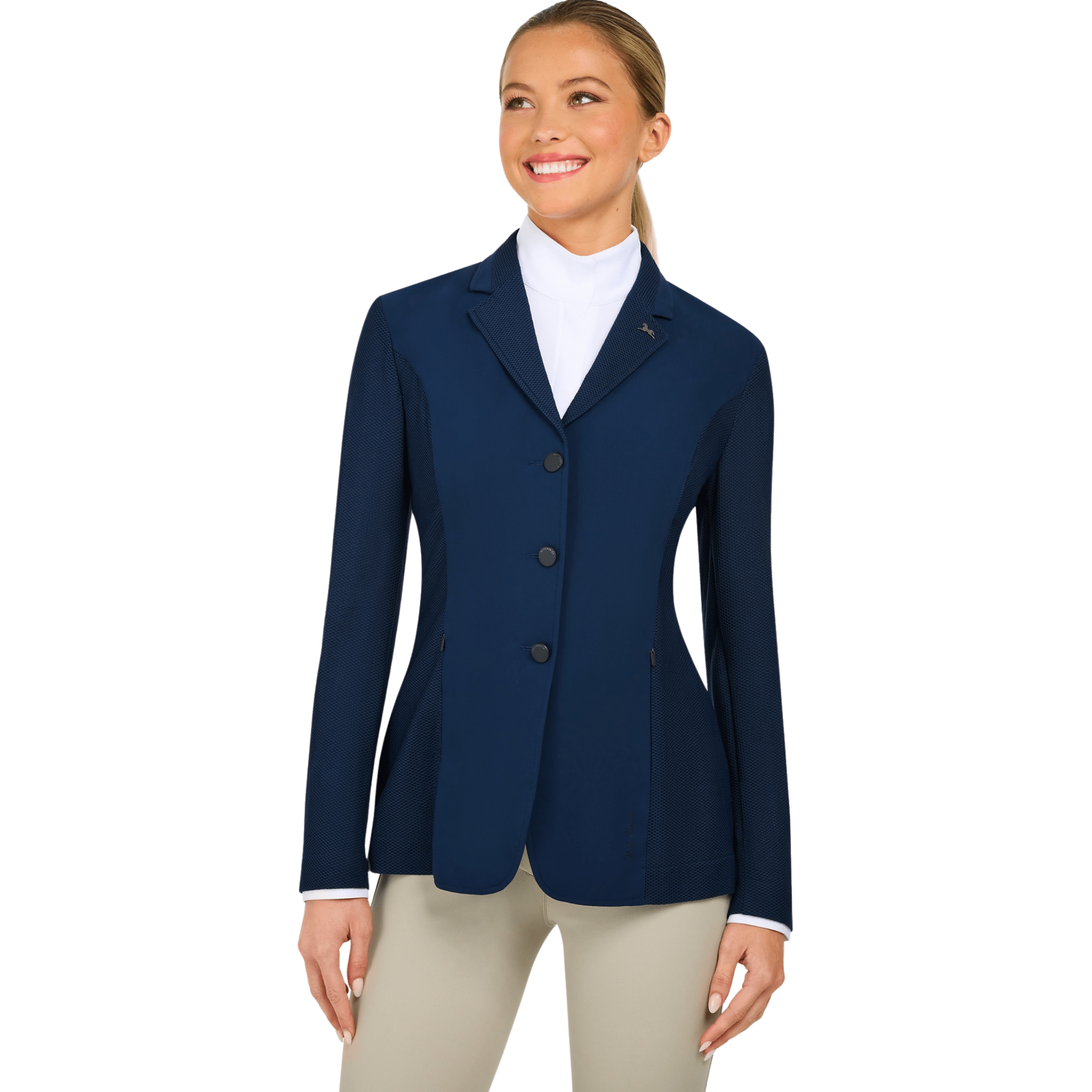 RJ Classics Ladies Harmony Evo Mesh Show Coat - Oxford Blue