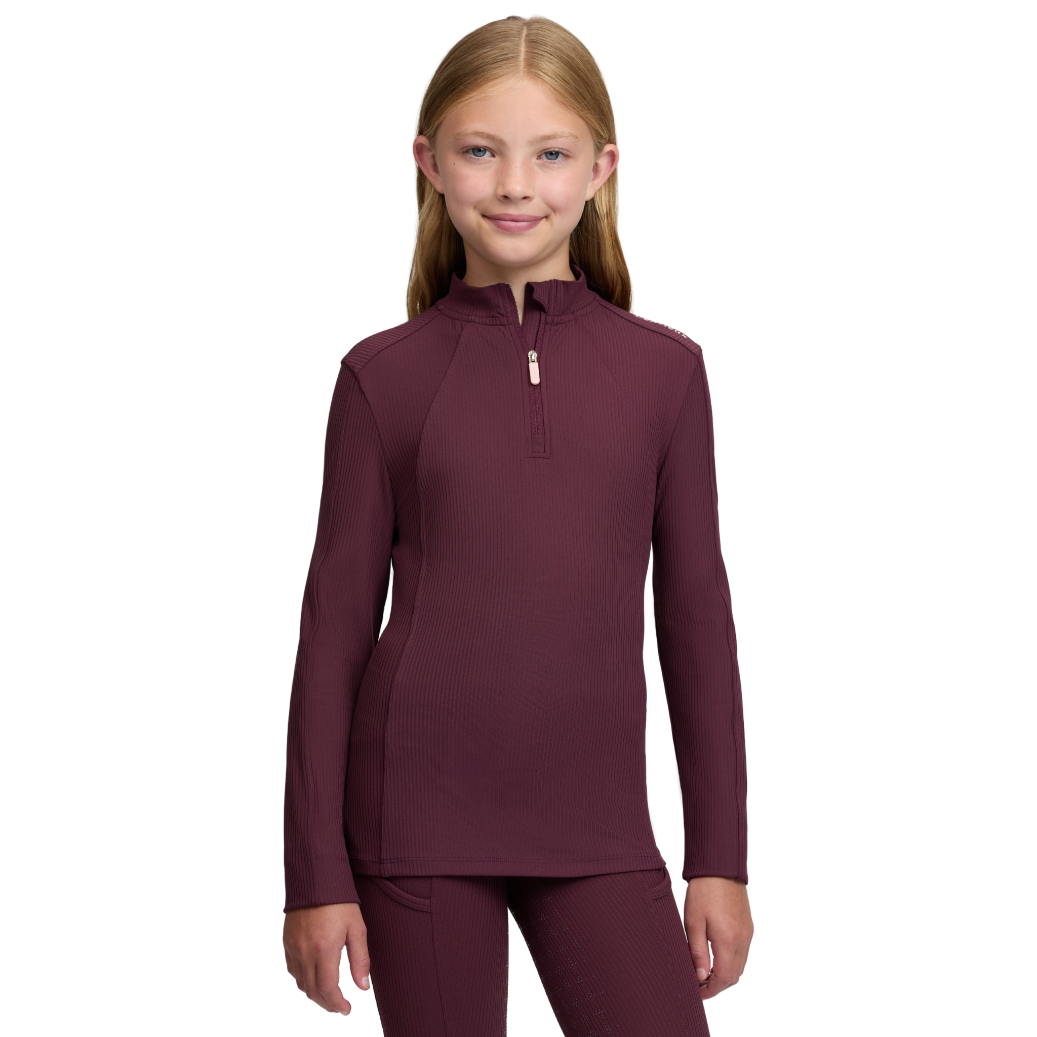 LeMieux Junior Raye Ribbed Base Layer Shirt