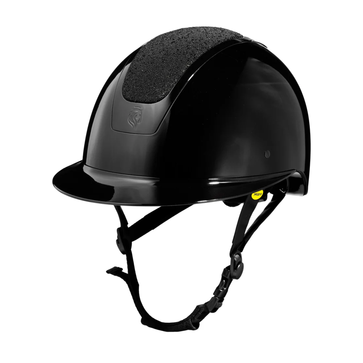 Equinavia Crown Glossy MIPS Riding Helmet Black/Black Diamond