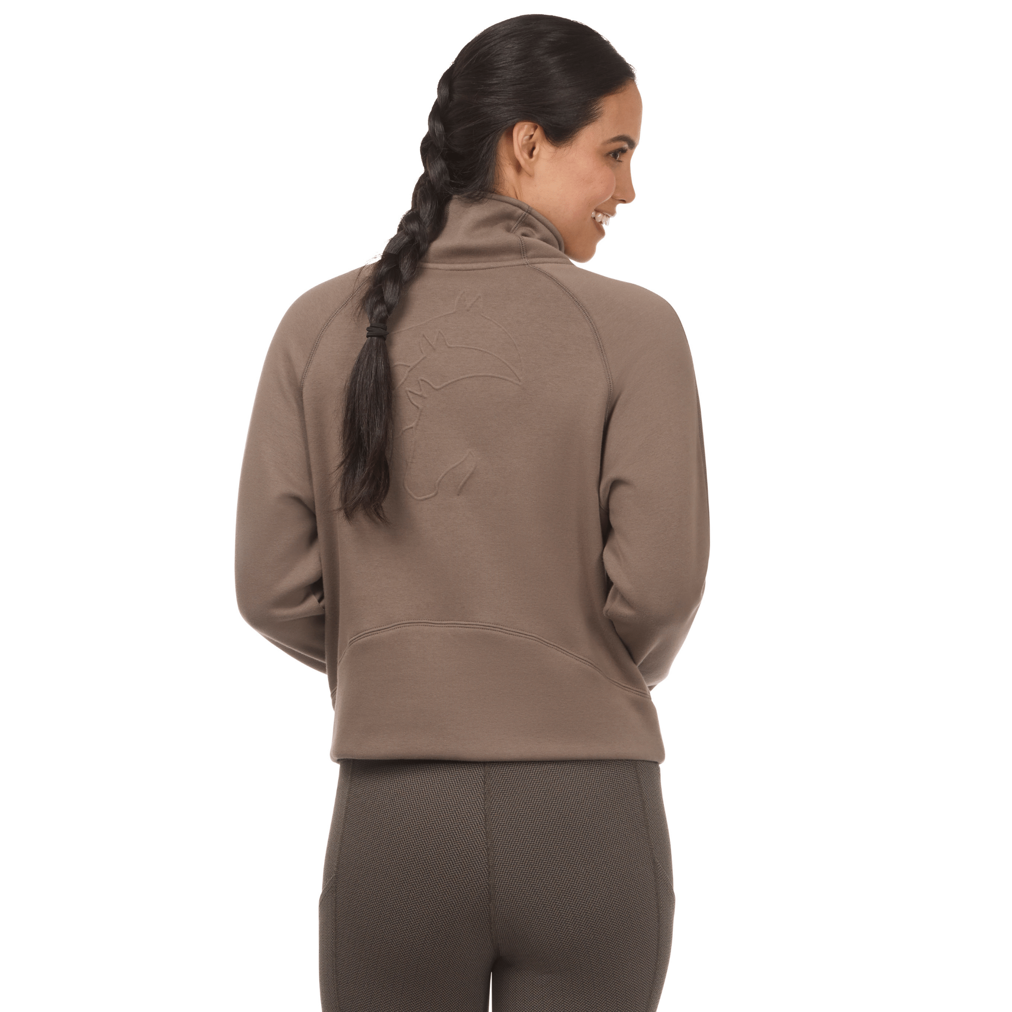 Kerrits Etched Equine Half Zip Sweatshirt