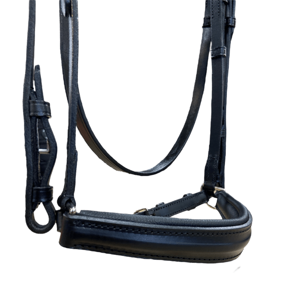 Otto Schumacher Elegant Snaffle Bridle with Drop Caveson