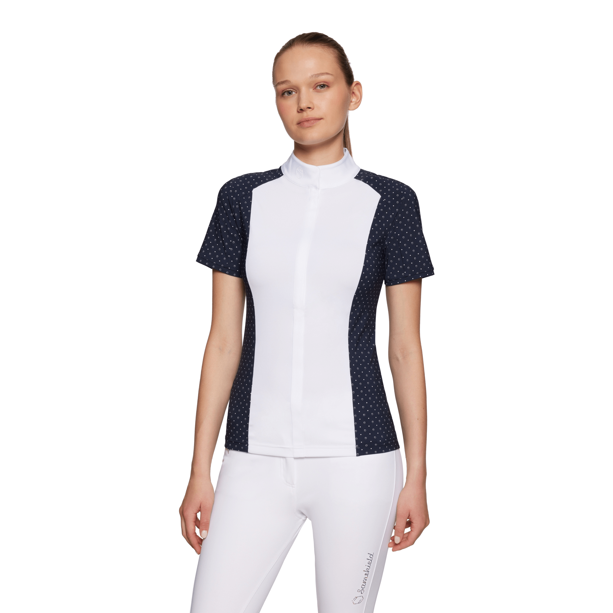 Samshield Gretta Short Sleeve Show Shirt - Navy Blazon