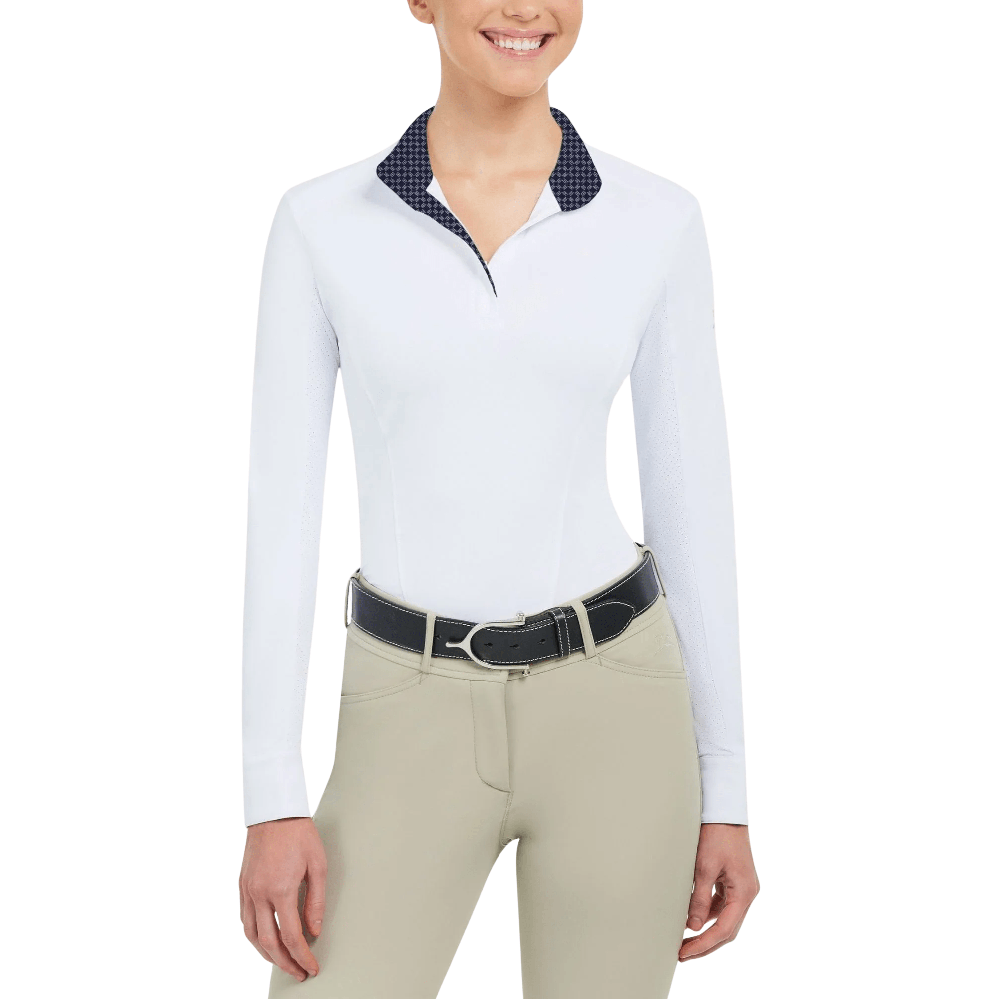 RJ Classics Tori Long Sleeve Show Shirt - Geo Floral