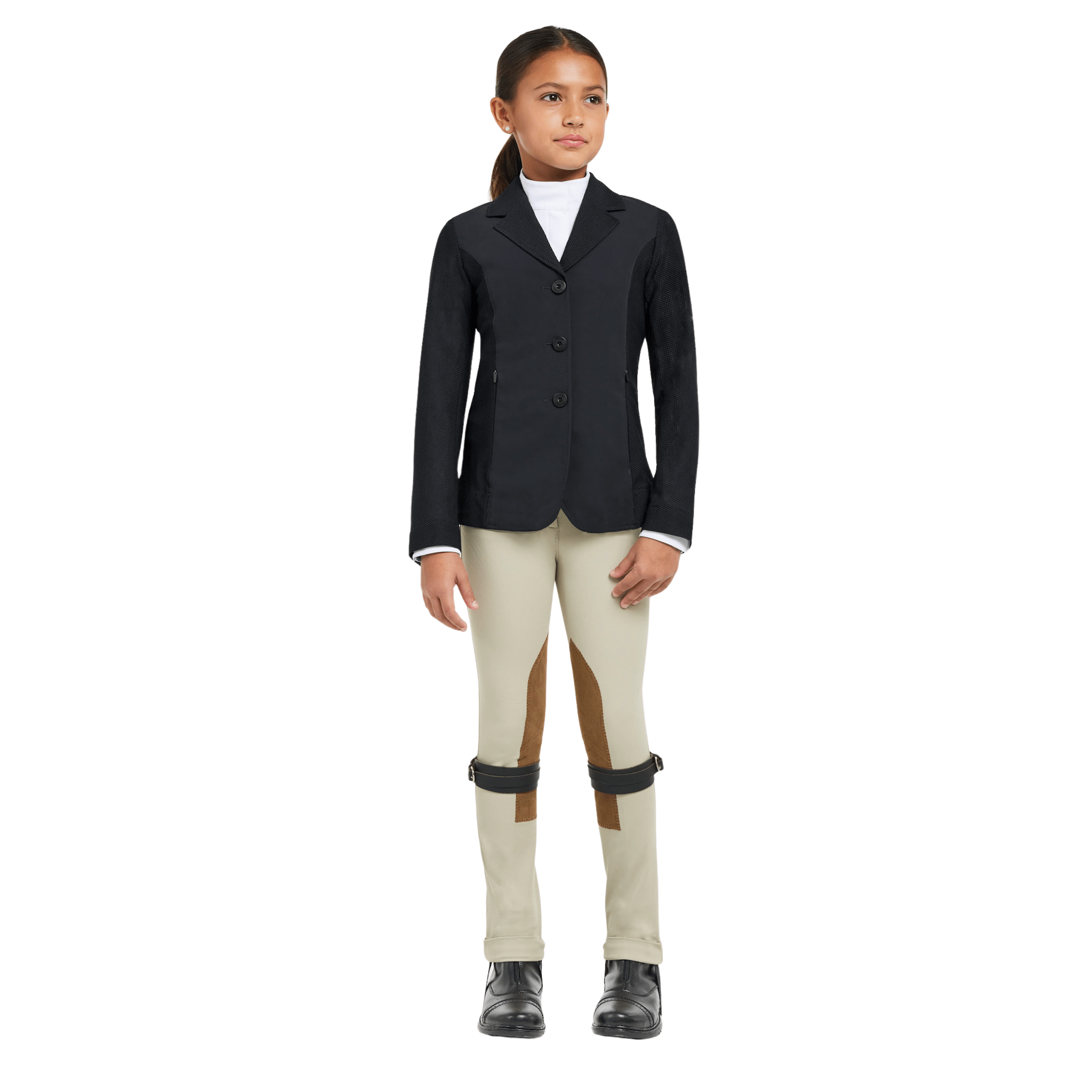 RJ Classics Junior Harmony Mesh Show Jacket - Black