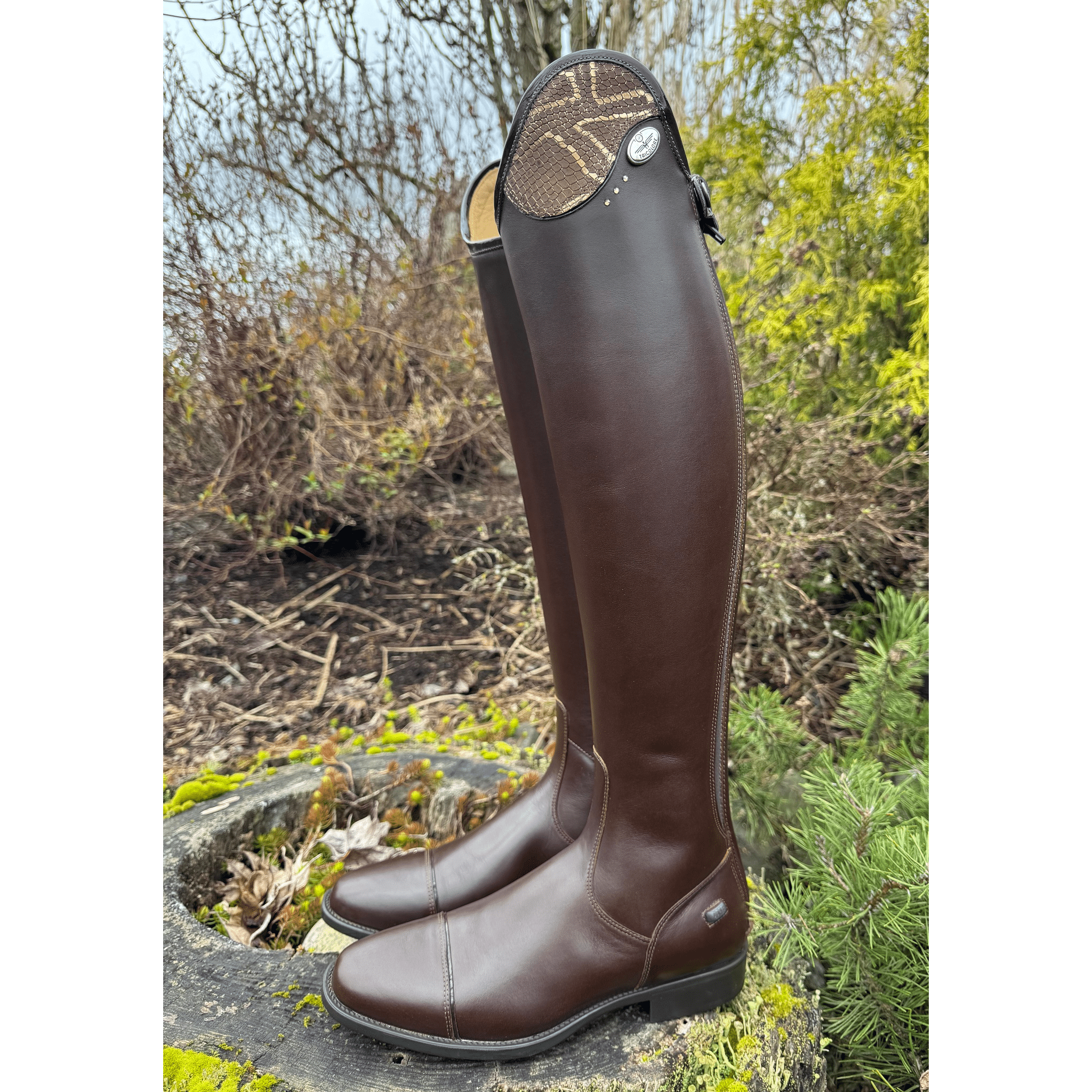 Custom DeNiro Salentino Dress Boot - Brown Regal
