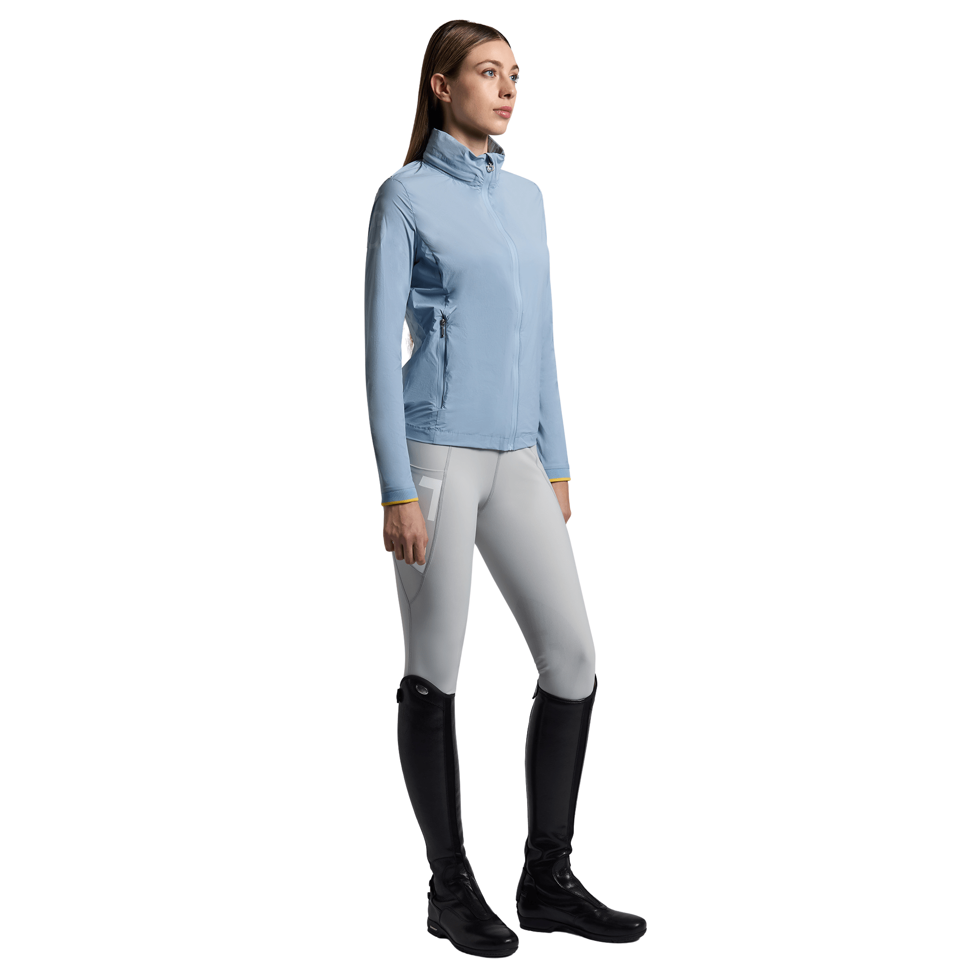 Cavalleria Toscana Heat Sealed Jacket - blue fog