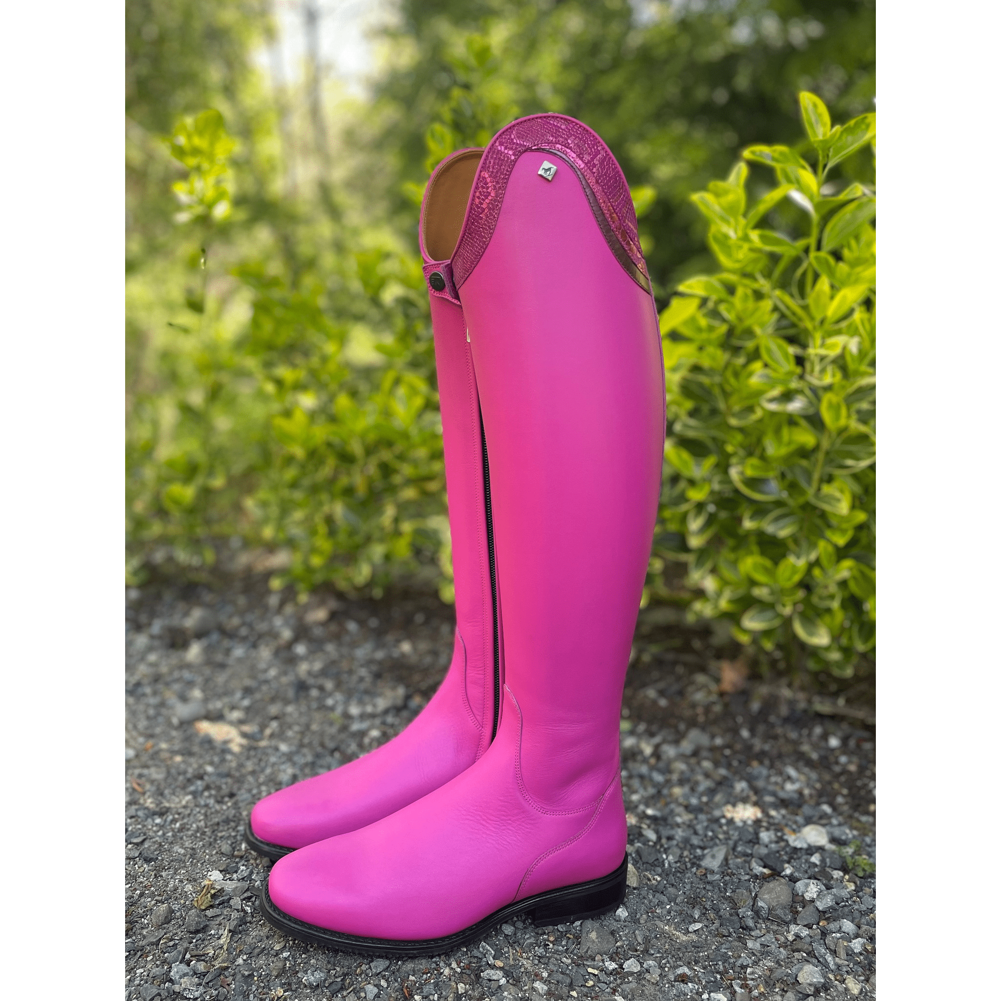 DeNiro Bellini Dressage Boot - WRAT Malva Pink with Triss Magenta Regal