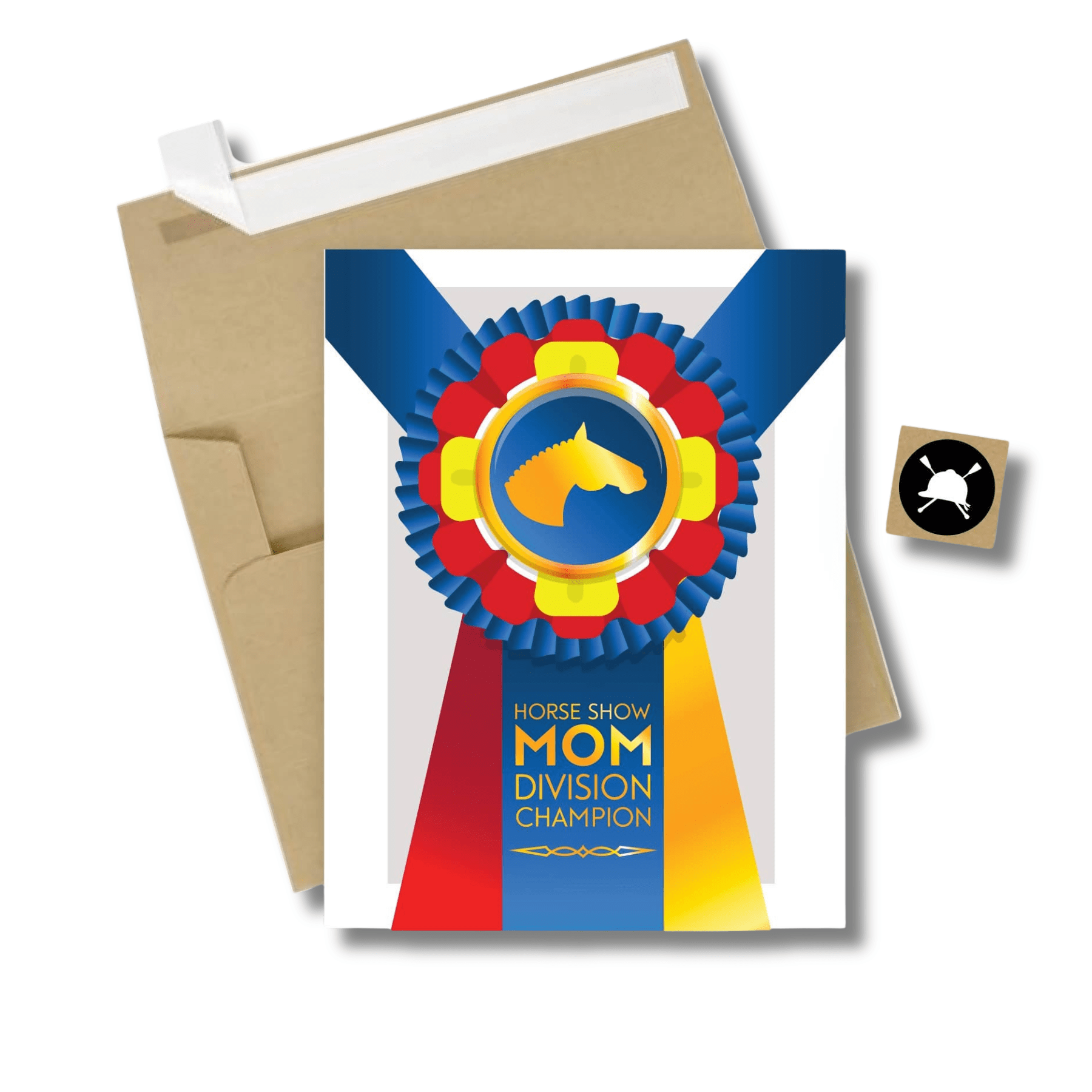 Horse Show Mom Greeting Card