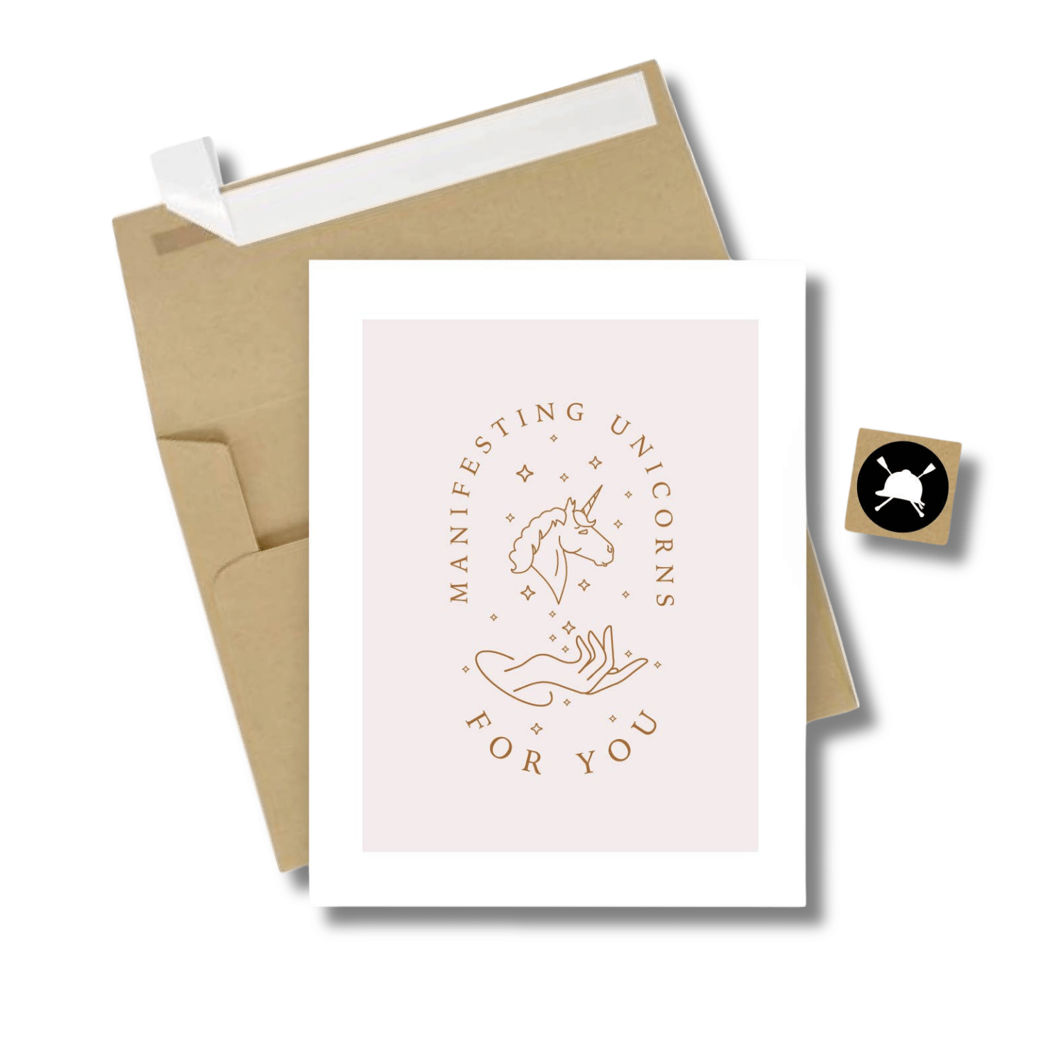 Manifesting Unicorns Greeting Card