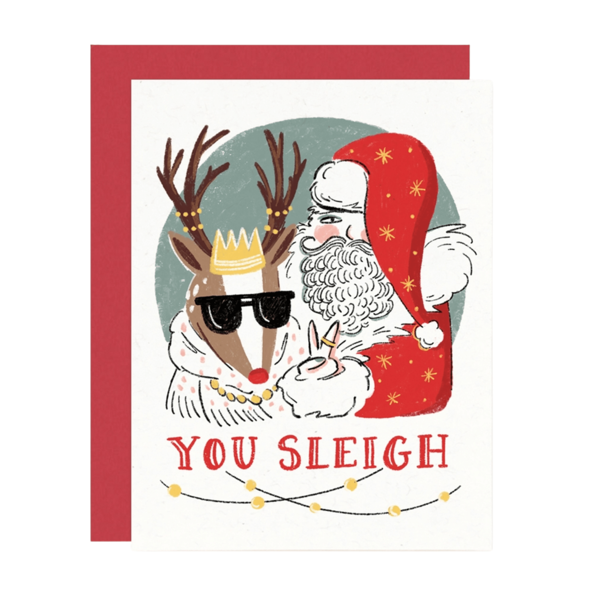 You Sleigh Christmas Card
