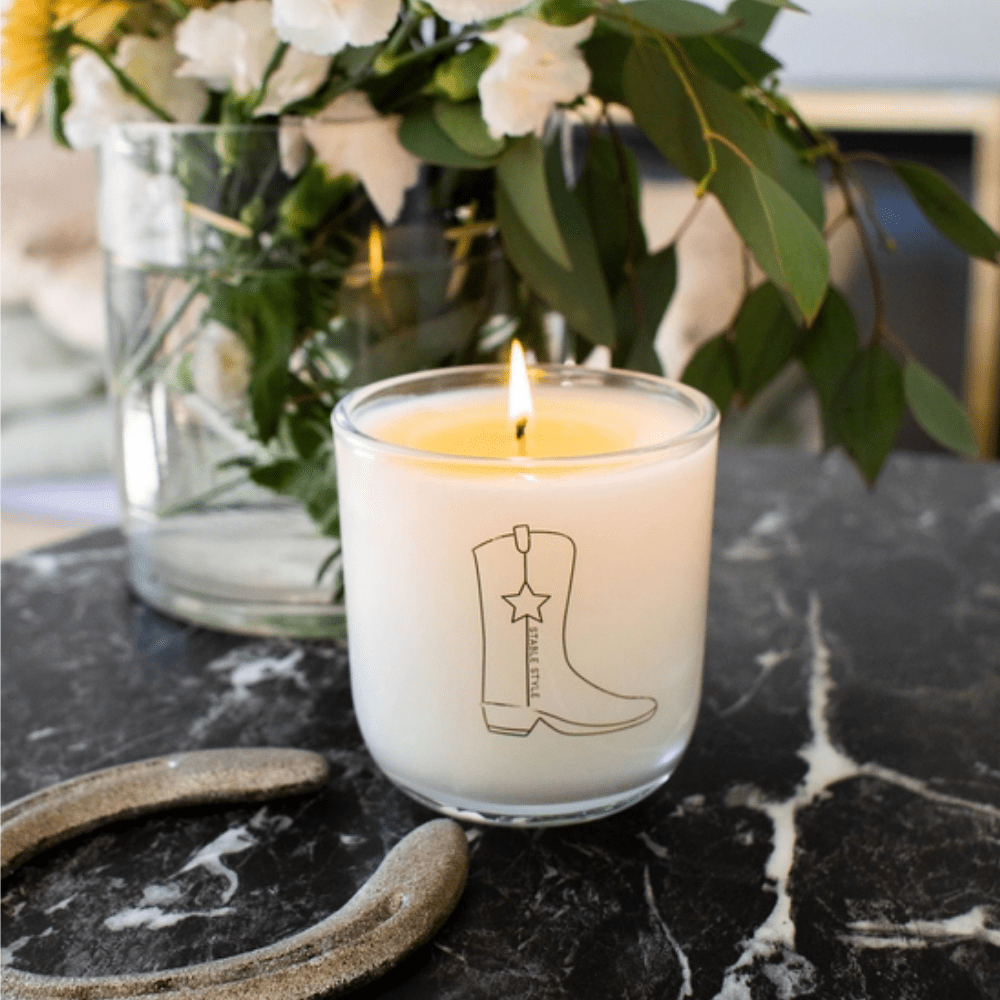 Cowboy Boot Shine Soy Candle