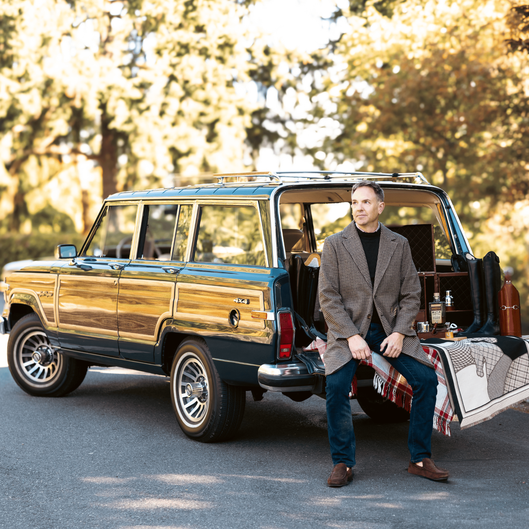 Leather Stirrup Handle Bar Case