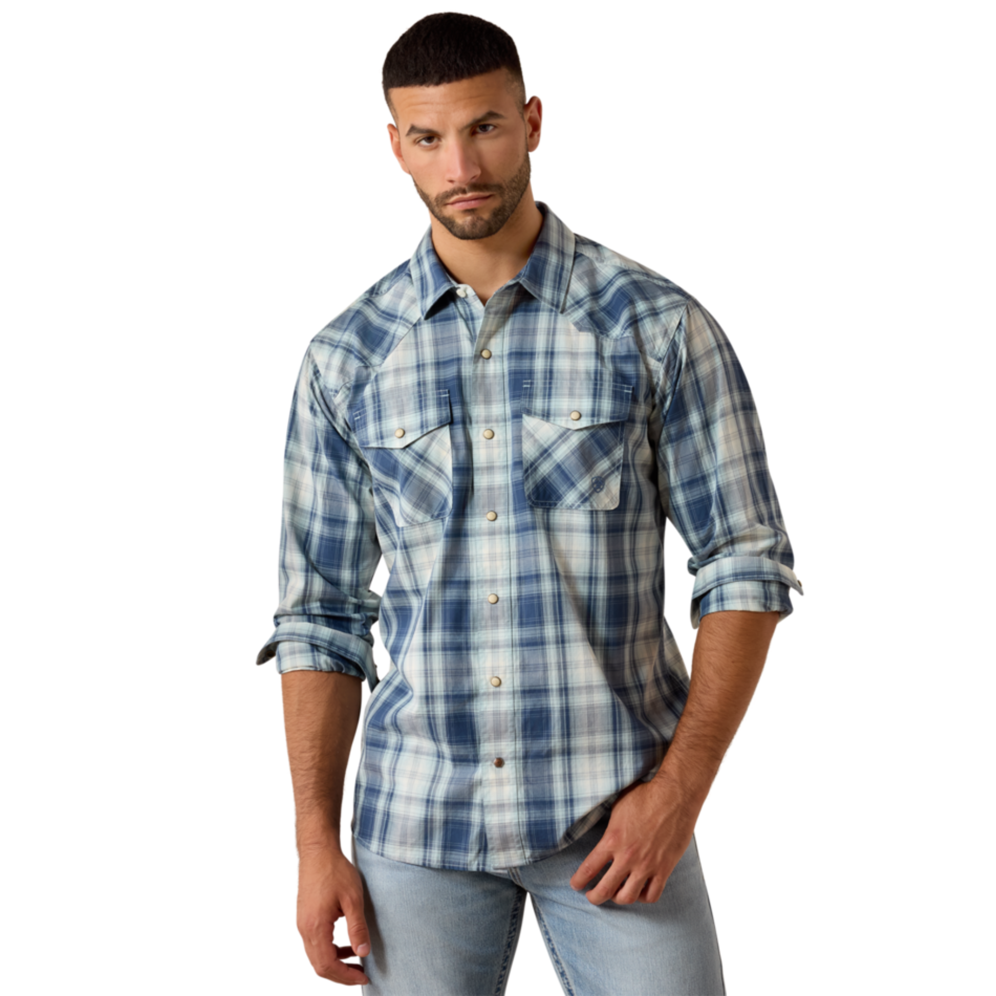 Ariat Mens Retro Fitted Snap Shirt