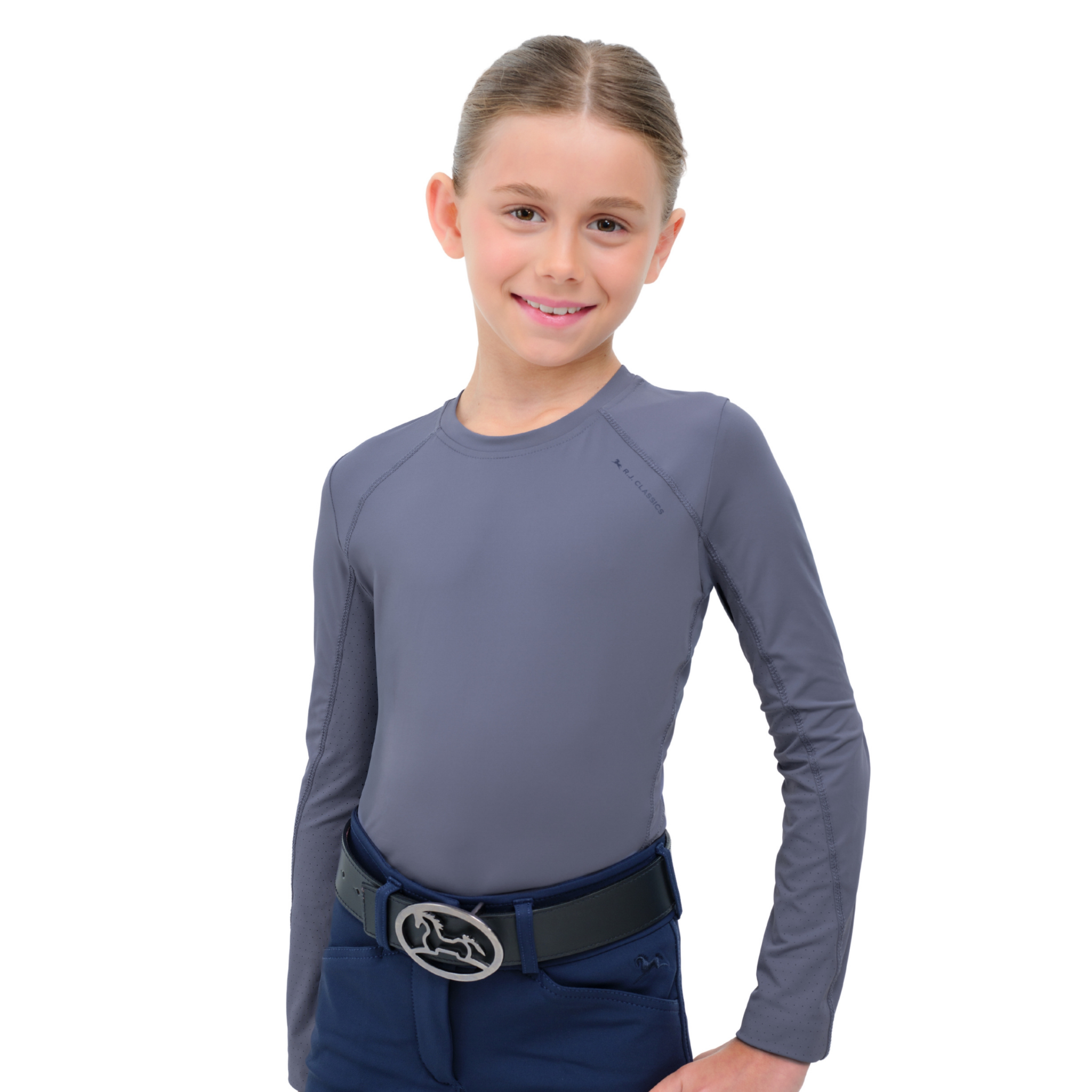 RJ Classics Juniors Jordyn Crew Neck Blue Granite