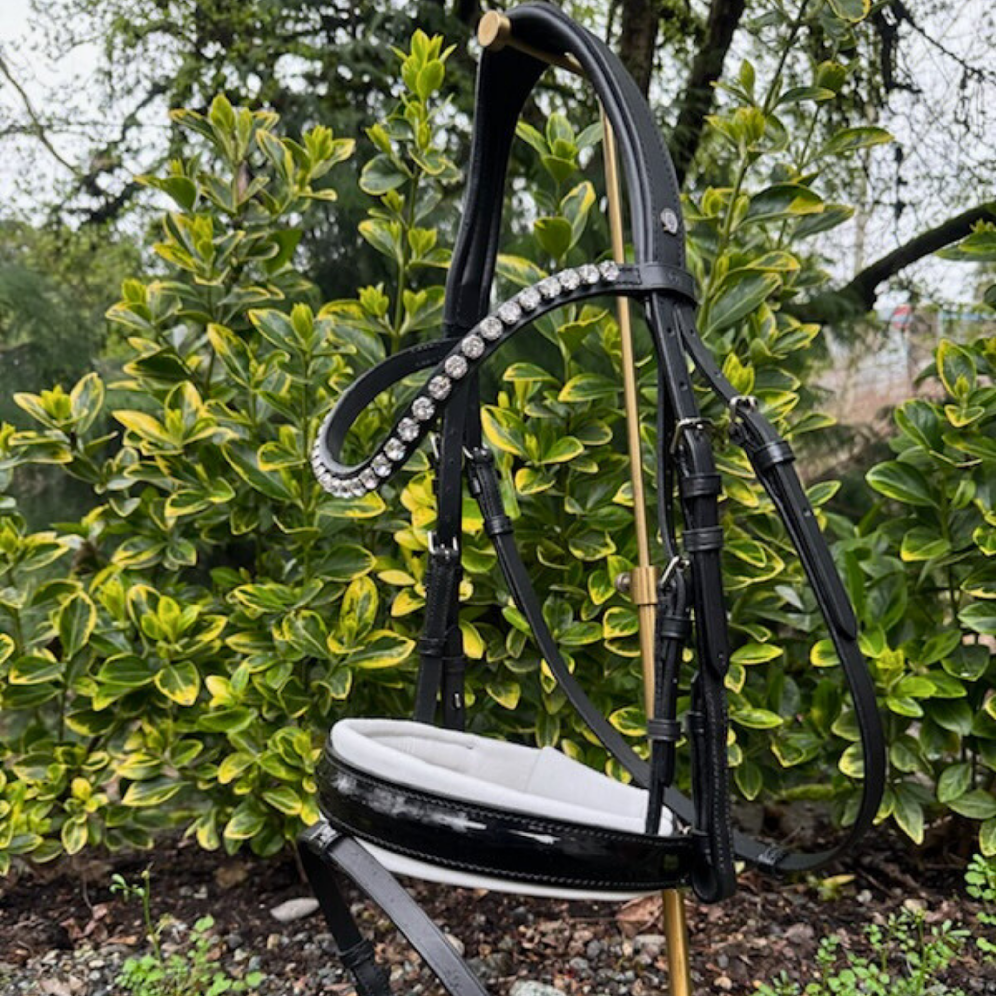 Custom Otto Schumacher Elegant Modified Sport Pony Snaffle Bridle