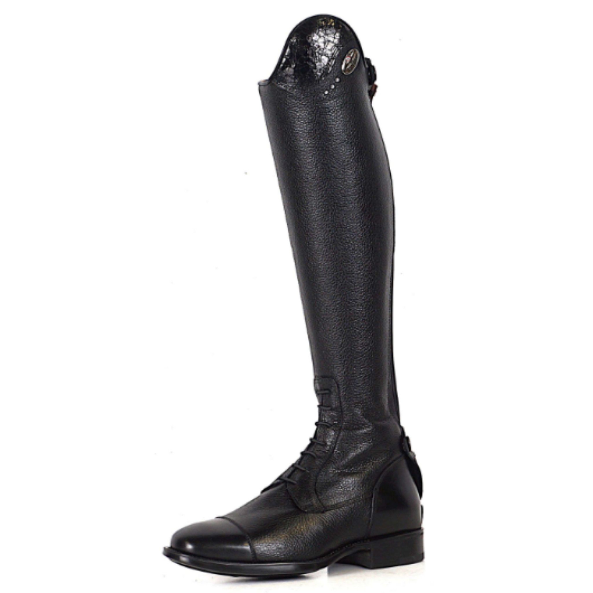 DeNiro Tricolore Junior Salentino Field Boot - Quick Black with Ice Black