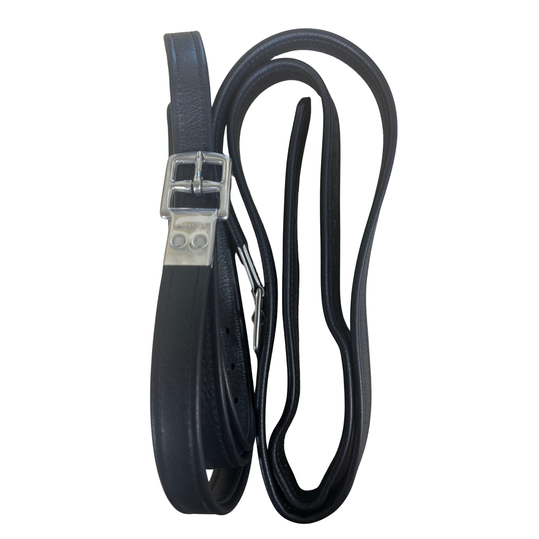 Prestige Demo Stirrup Leathers - Black 63"