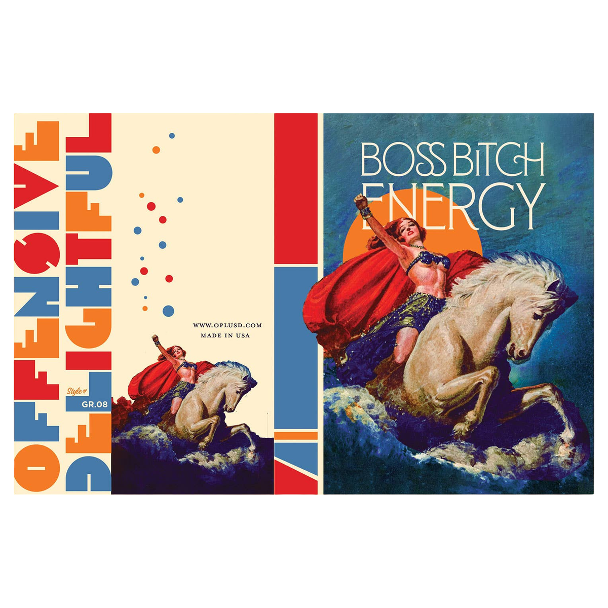 "Boss Bitch Energy" Greeting Card