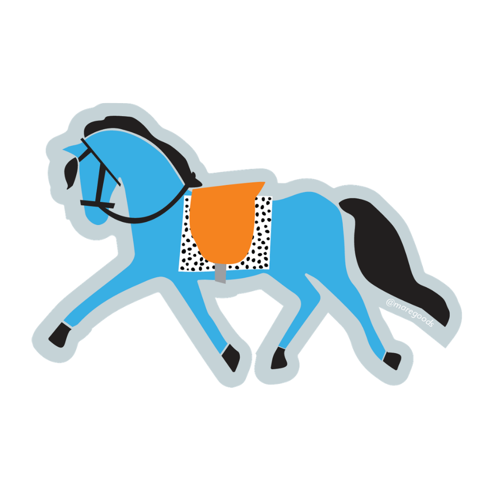 Dressage Pony Sticker