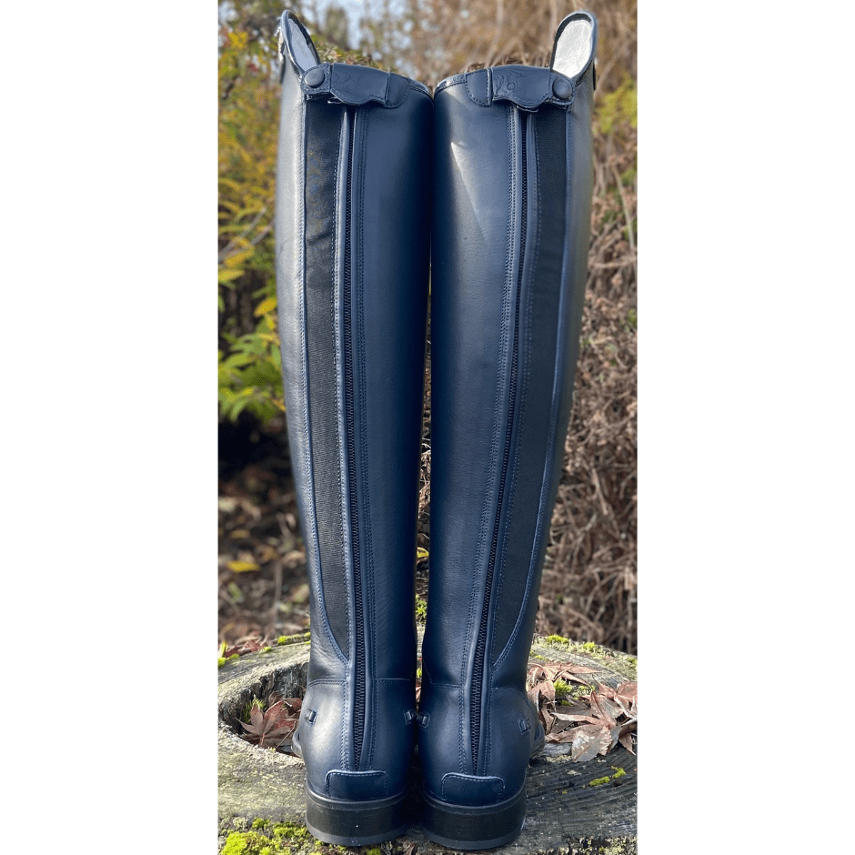 Custom DeNiro Salentino Dress Boot - Navy & Regal Pink