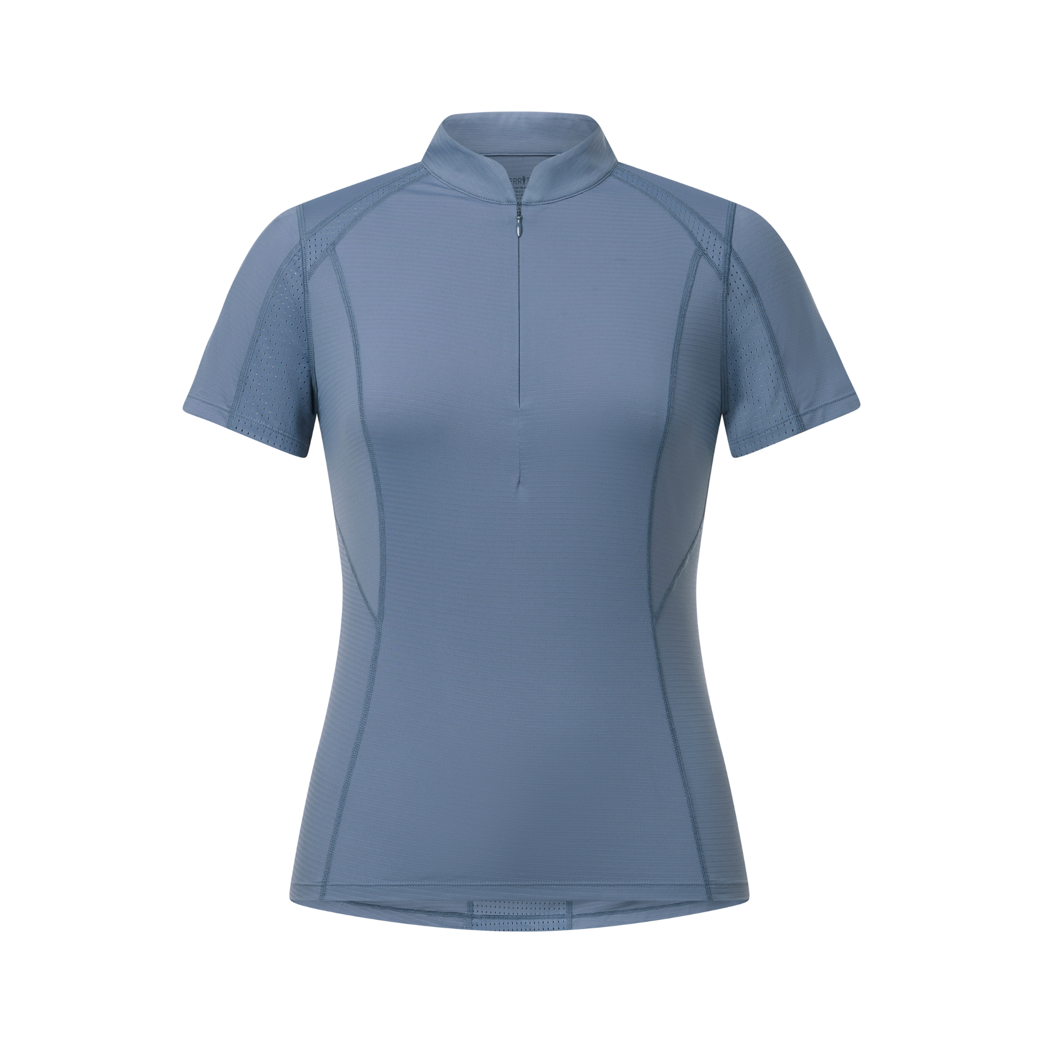 Kerrits Precision Short Sleeve 1/4 Zip Tech Top Dusty Blue