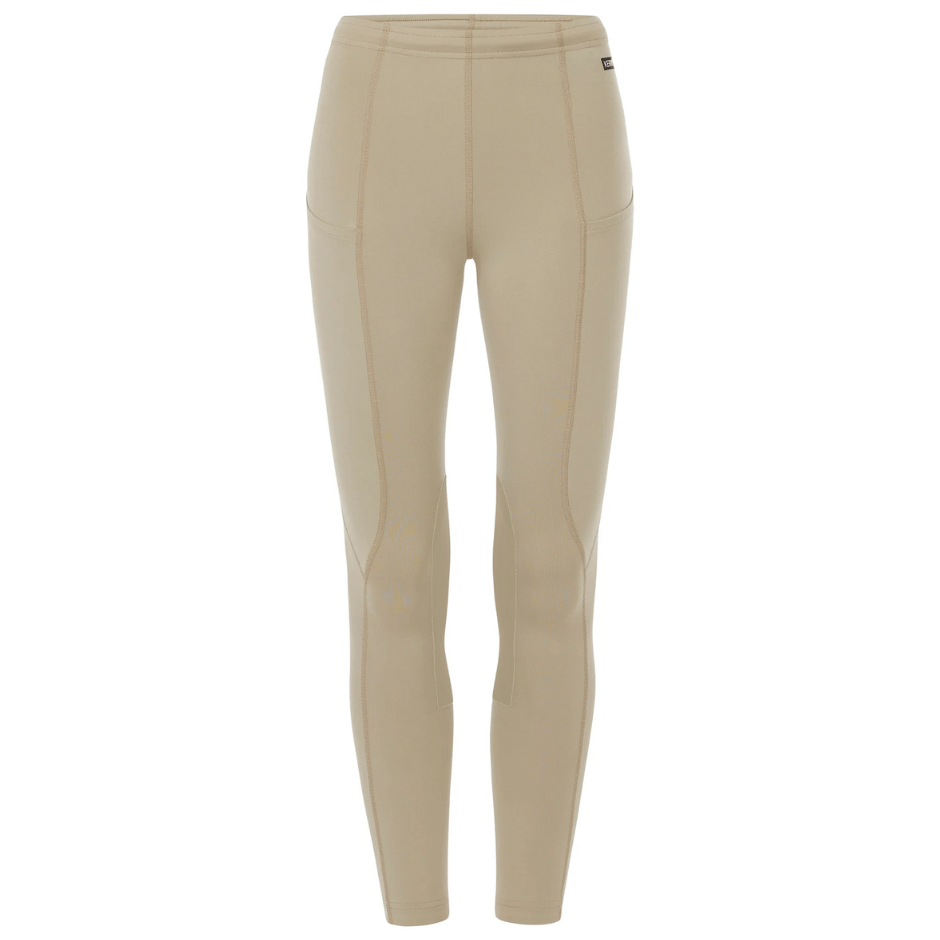 Kerrits Juniors Performance Knee Patch Pocket Tight - Tan