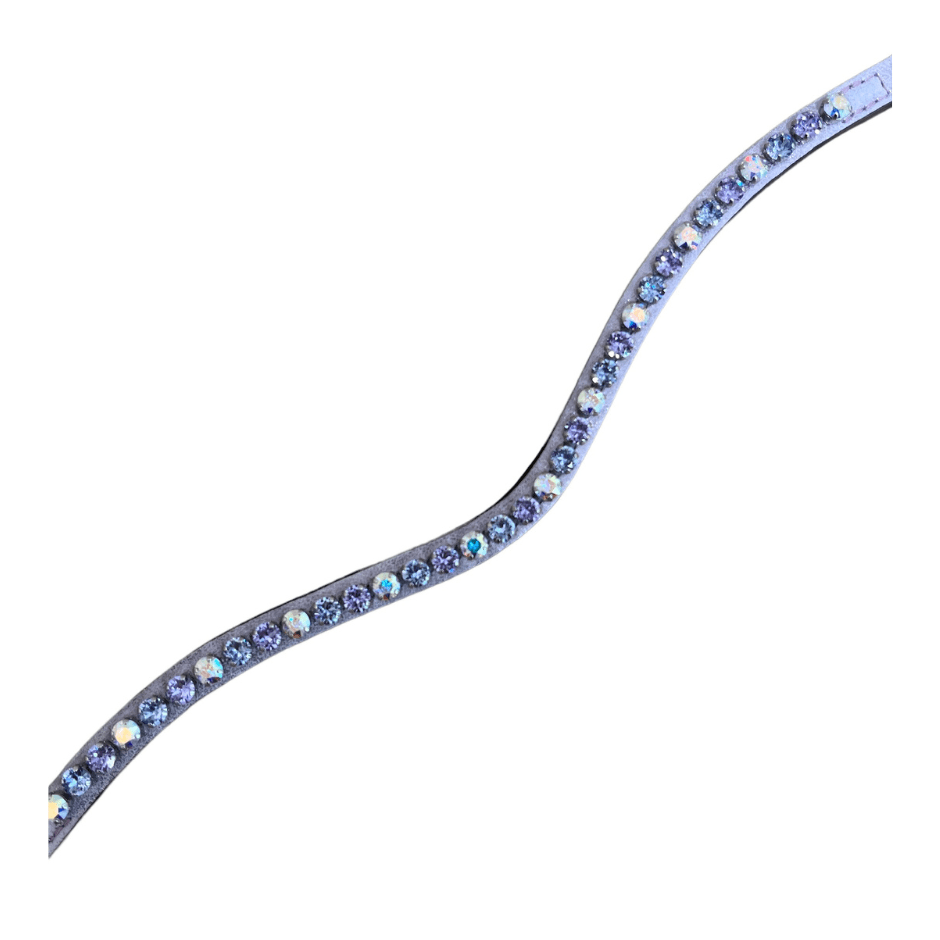 Otto Schumacher Browband - XS 8mm Rivoli Curved - Lavender/Violet