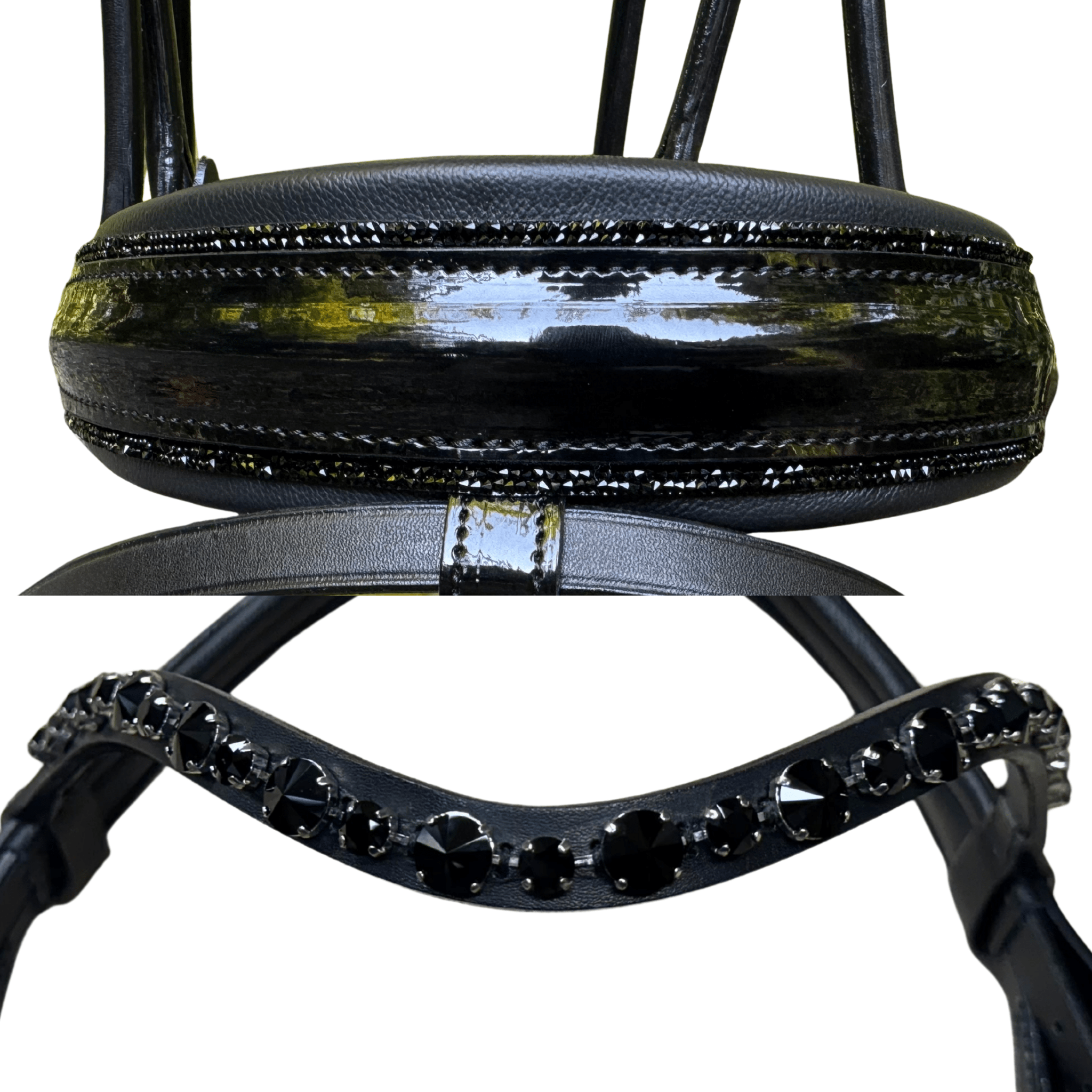 Otto Schumacher Bellevue Elegant Rolled Snaffle with Halo Browband