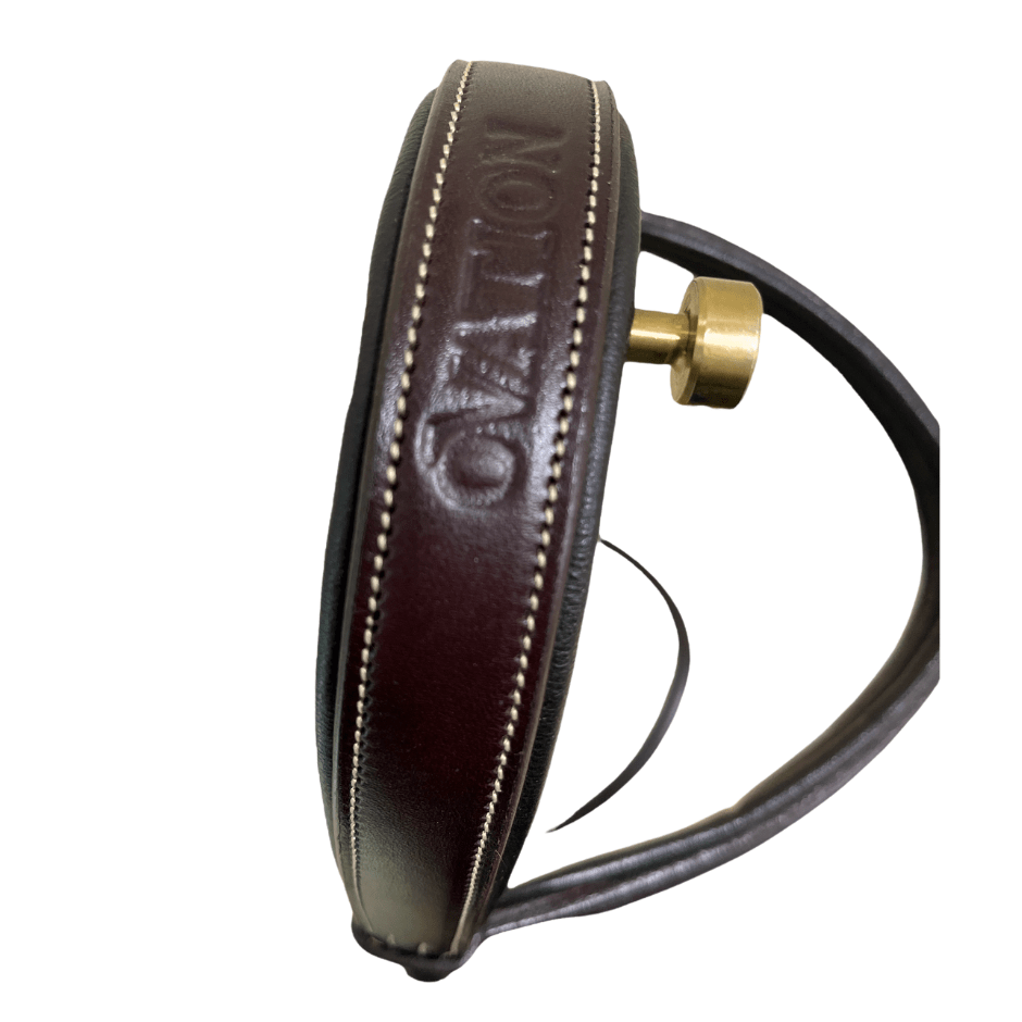 Ovation Fancy Stitch Padded Bridle - 5/8" - Dark Brown