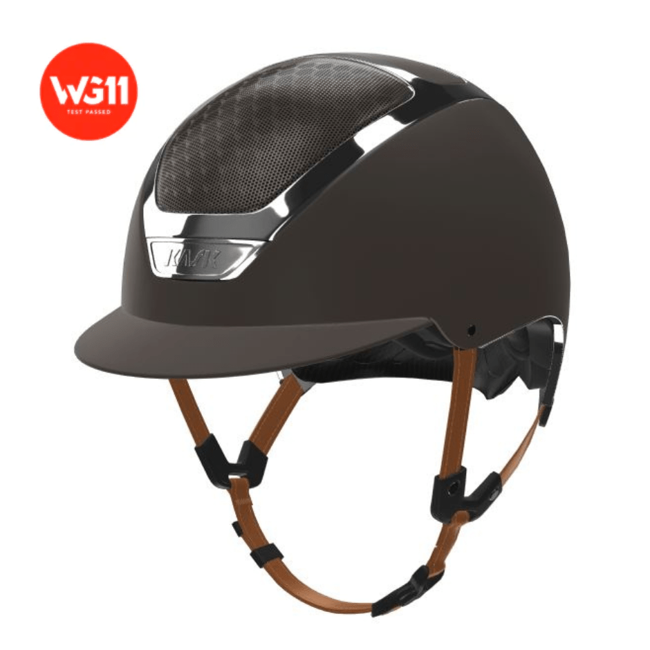 Kask Dogma Chrome Light Helmet - Brown with Chrome - 56