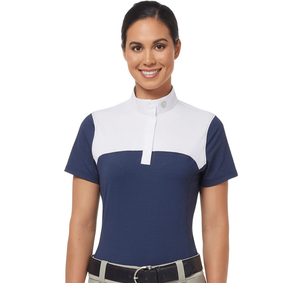 Kerrits Affinity Short Sleeve Show Shirt - Nightsky