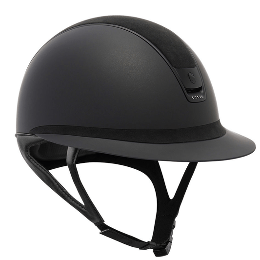 Samshield 2.0 Miss Shield Shadowmatt Helmet - Black Line With 5 Jet Hematite
