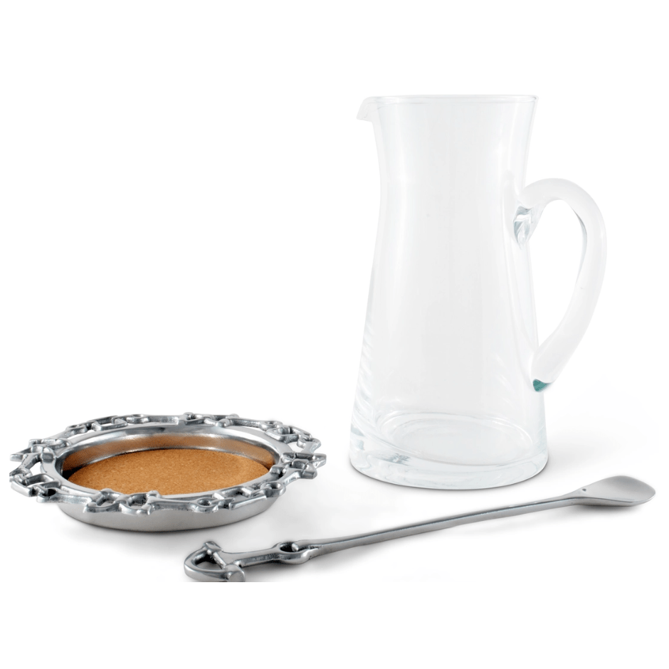 Arthur Court Equestrian Pitcher Set