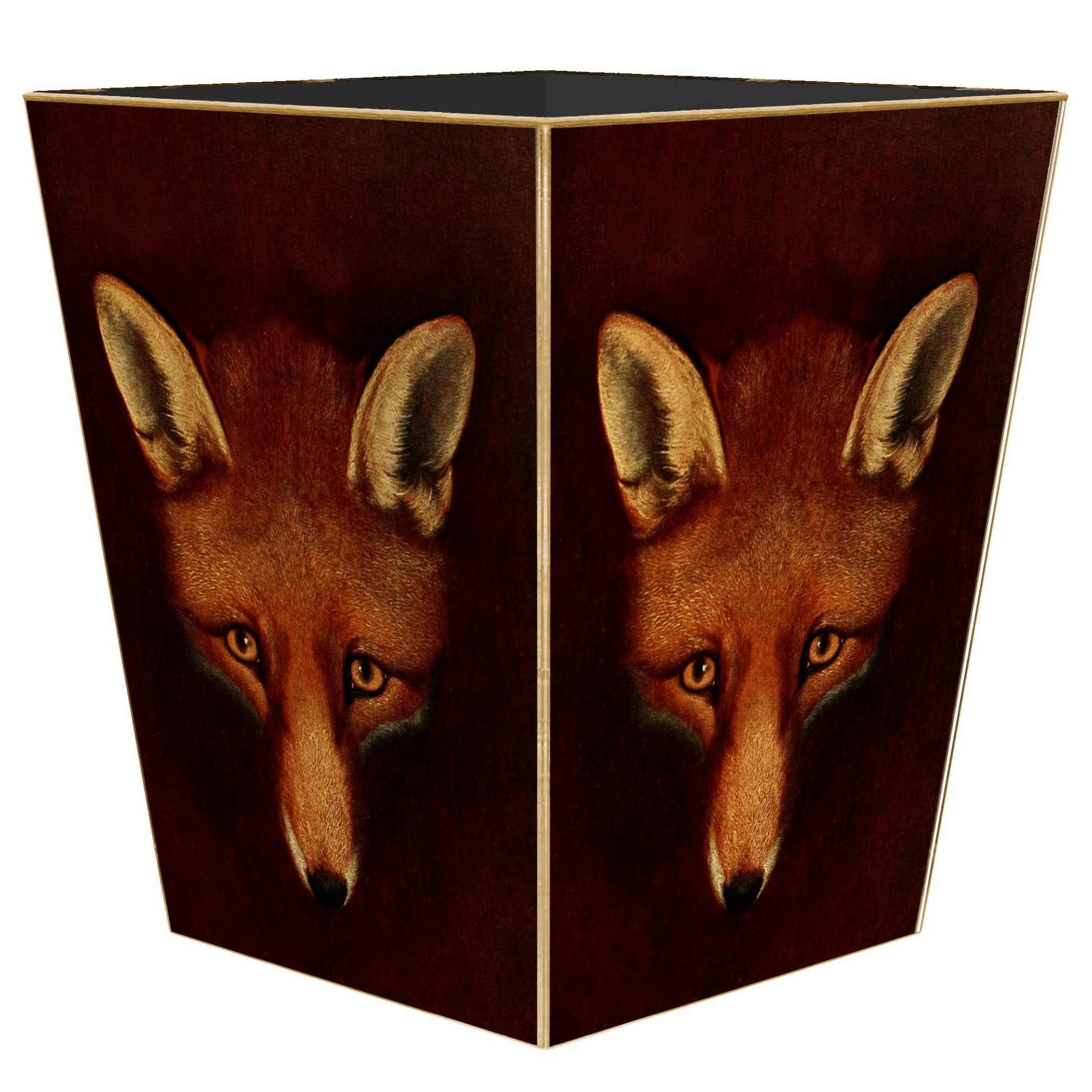 Fox Mask Wastepaper Basket