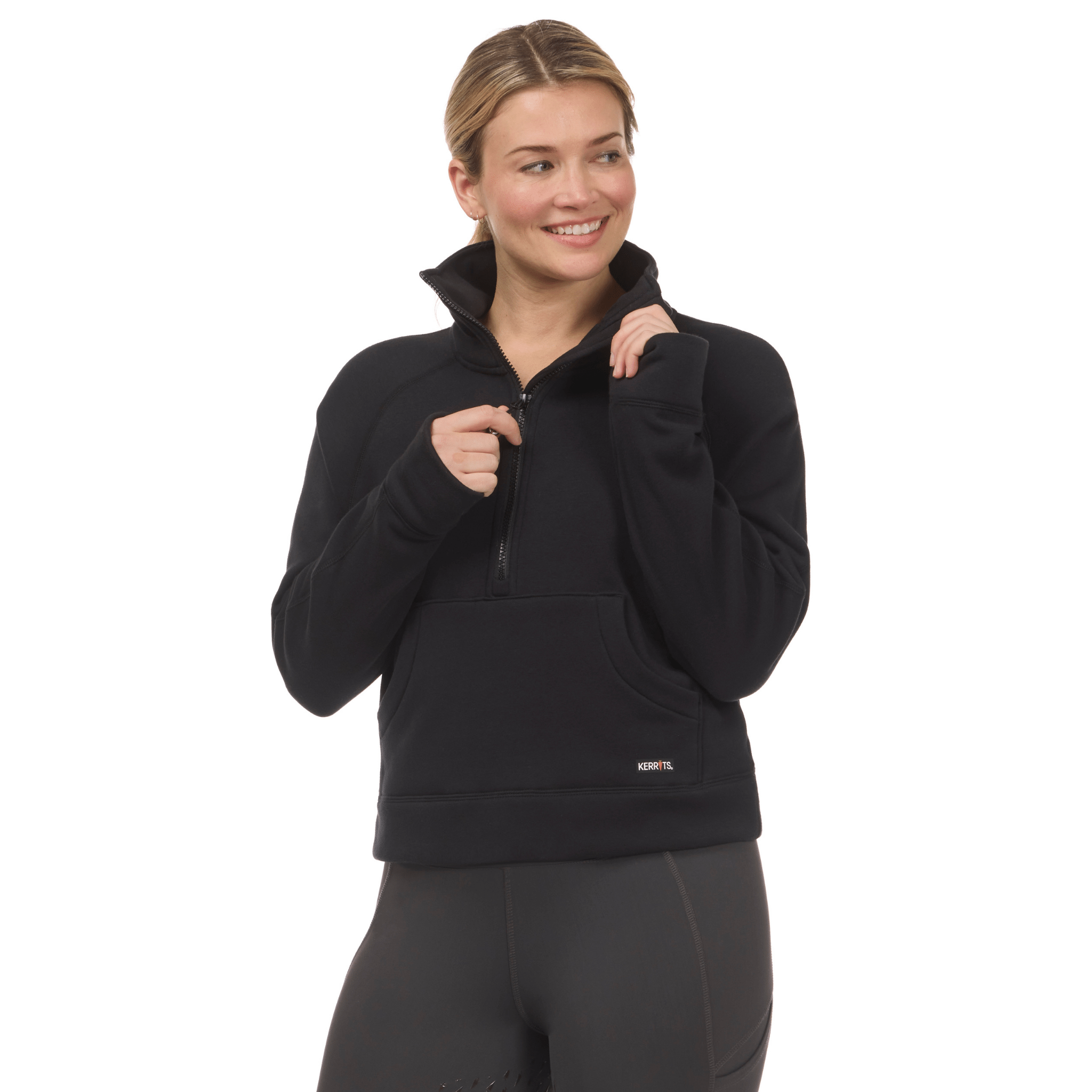 Kerrits Etched Equine Half Zip Sweatshirt