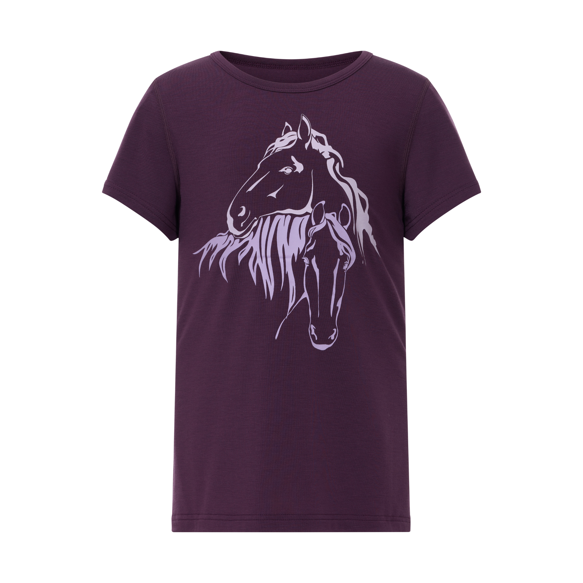 Kerrits Junior Equine Embrace Tee Velvet Plum