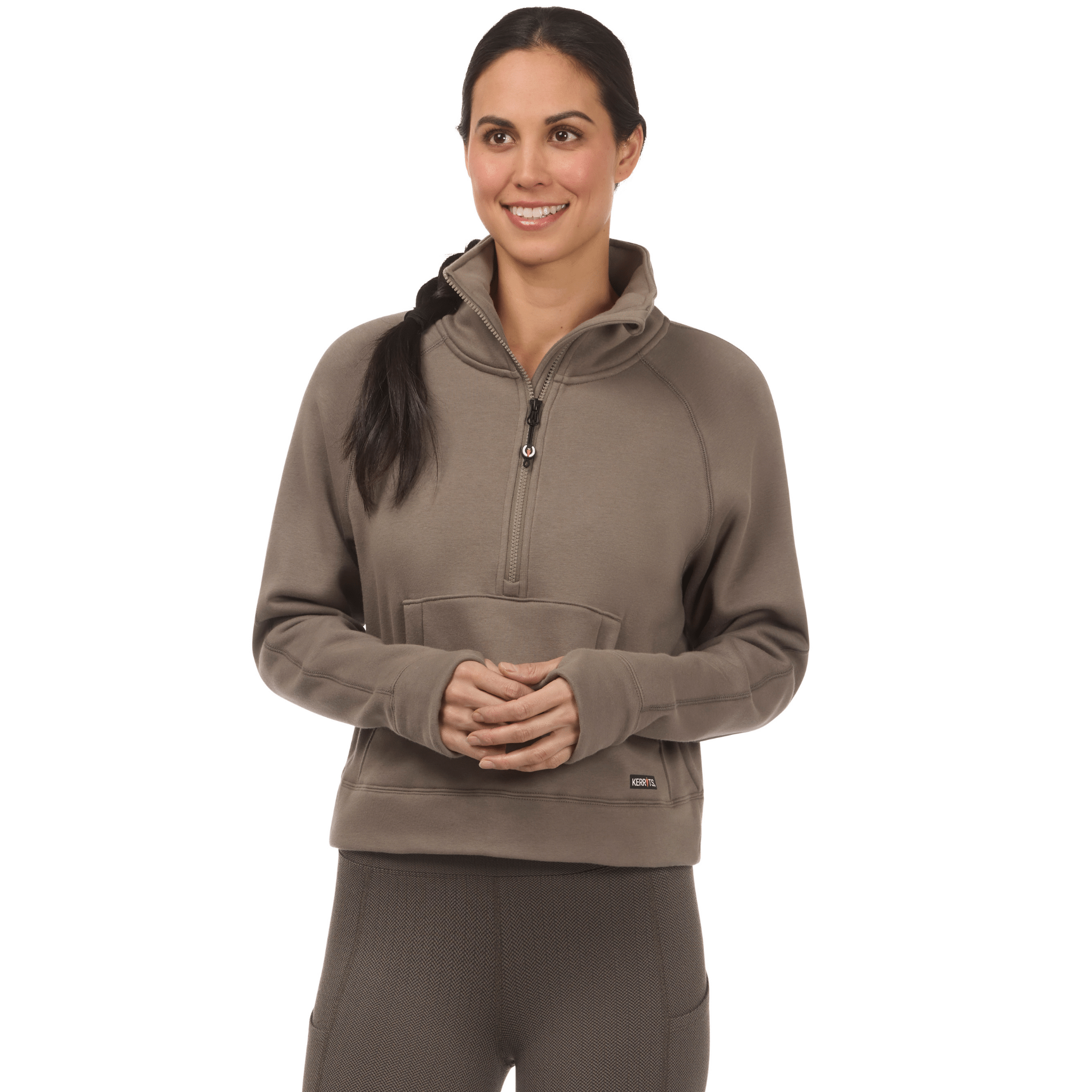 Kerrits Etched Equine Half Zip Sweatshirt