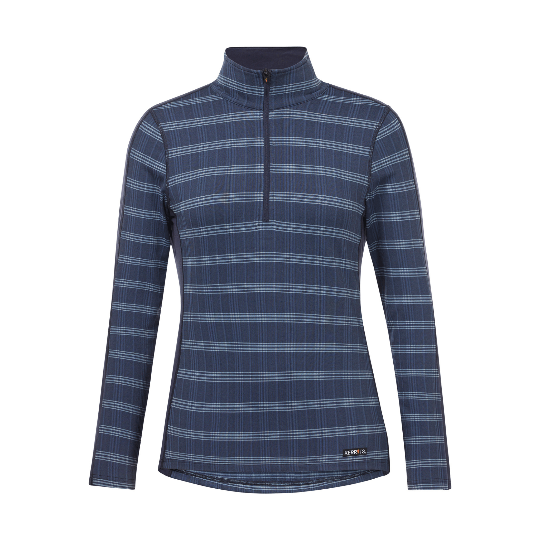Kerrits Stretch Plaid Quarter Zip Top