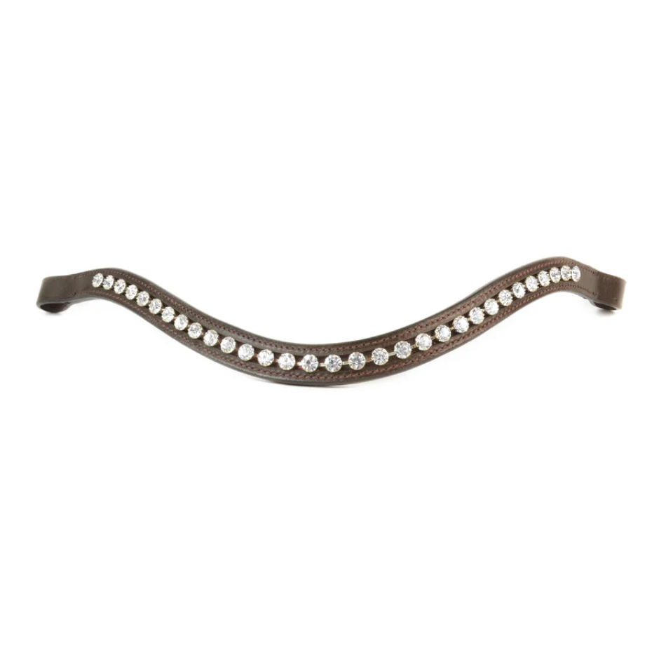 Browband Large Stone - Havana