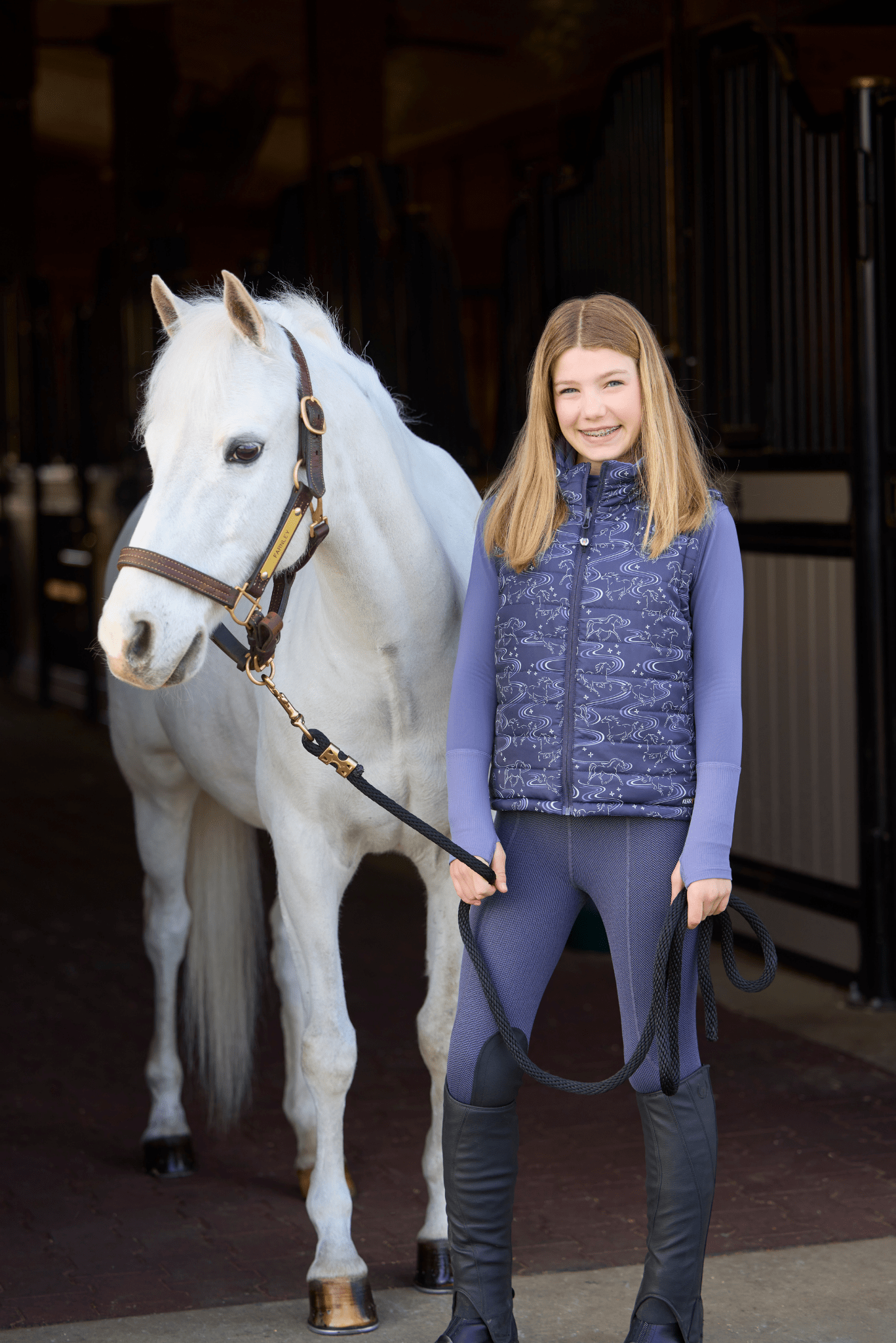 Kerrits Juniors Ride the Wind Reversible Vest