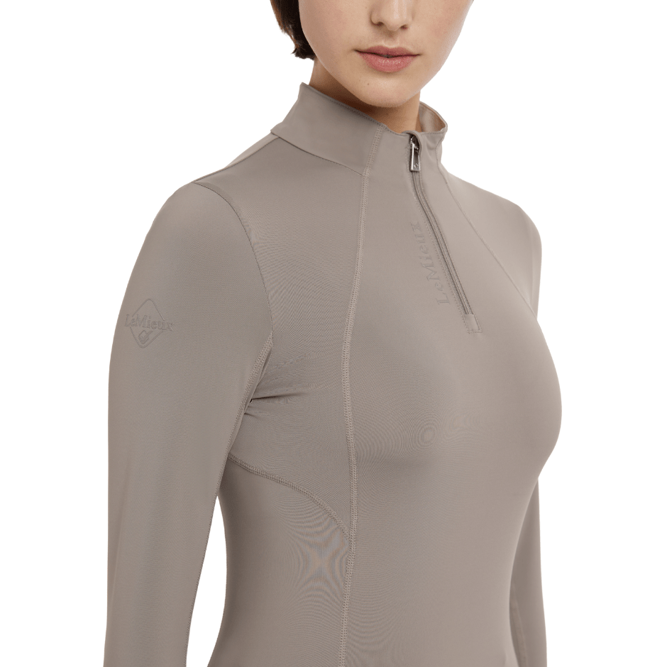LeMieux 1/4 Zip Base Layer - Pecan