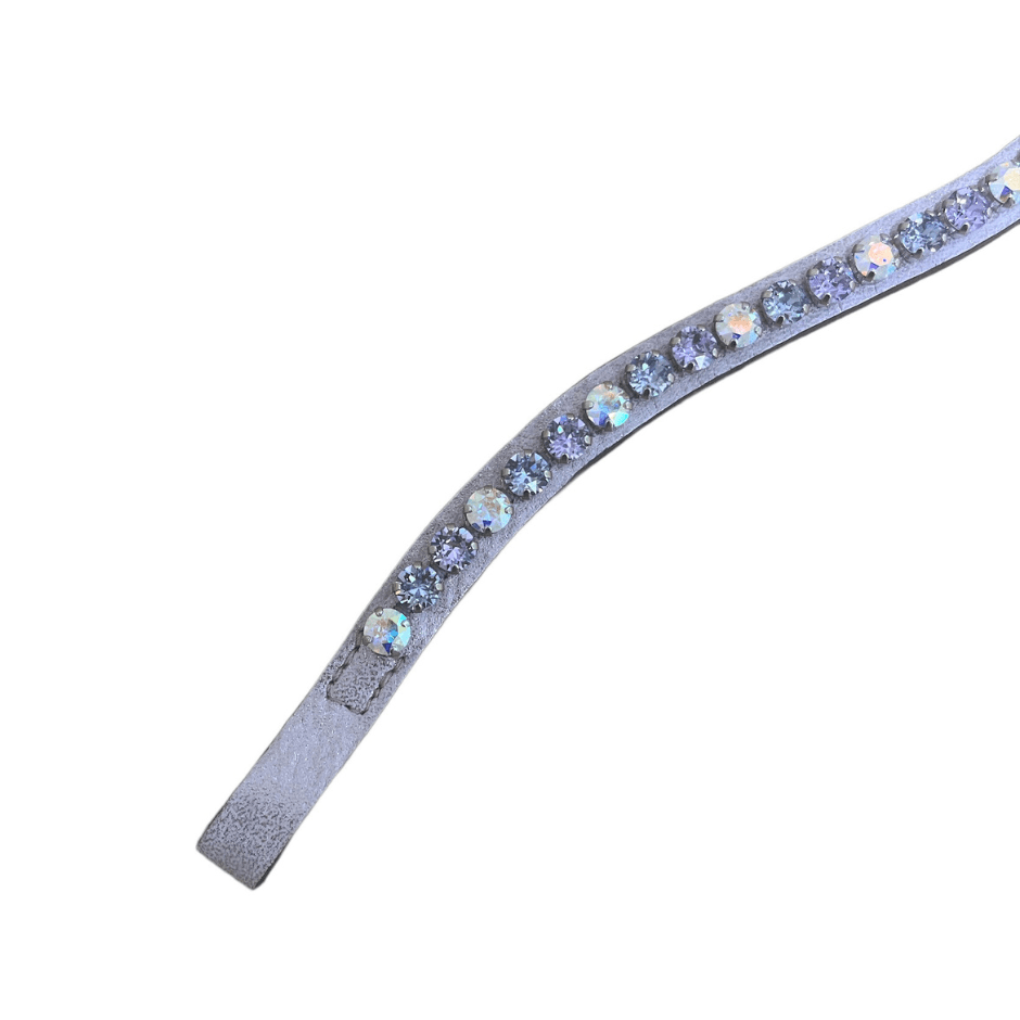 Otto Schumacher Browband - XS 8mm Rivoli Curved - Lavender/Violet